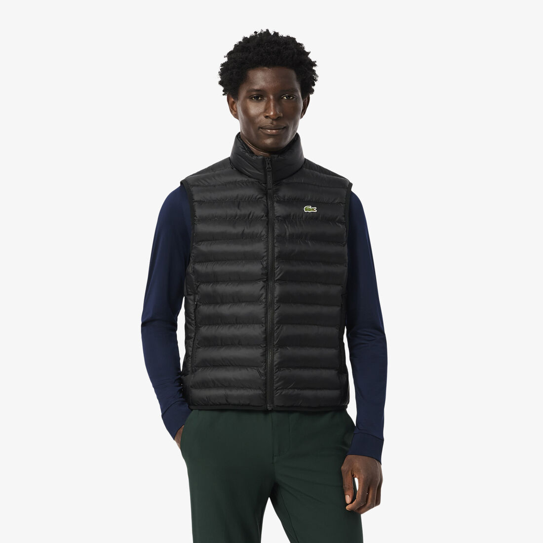 Water-Repellent Puffed Vest
