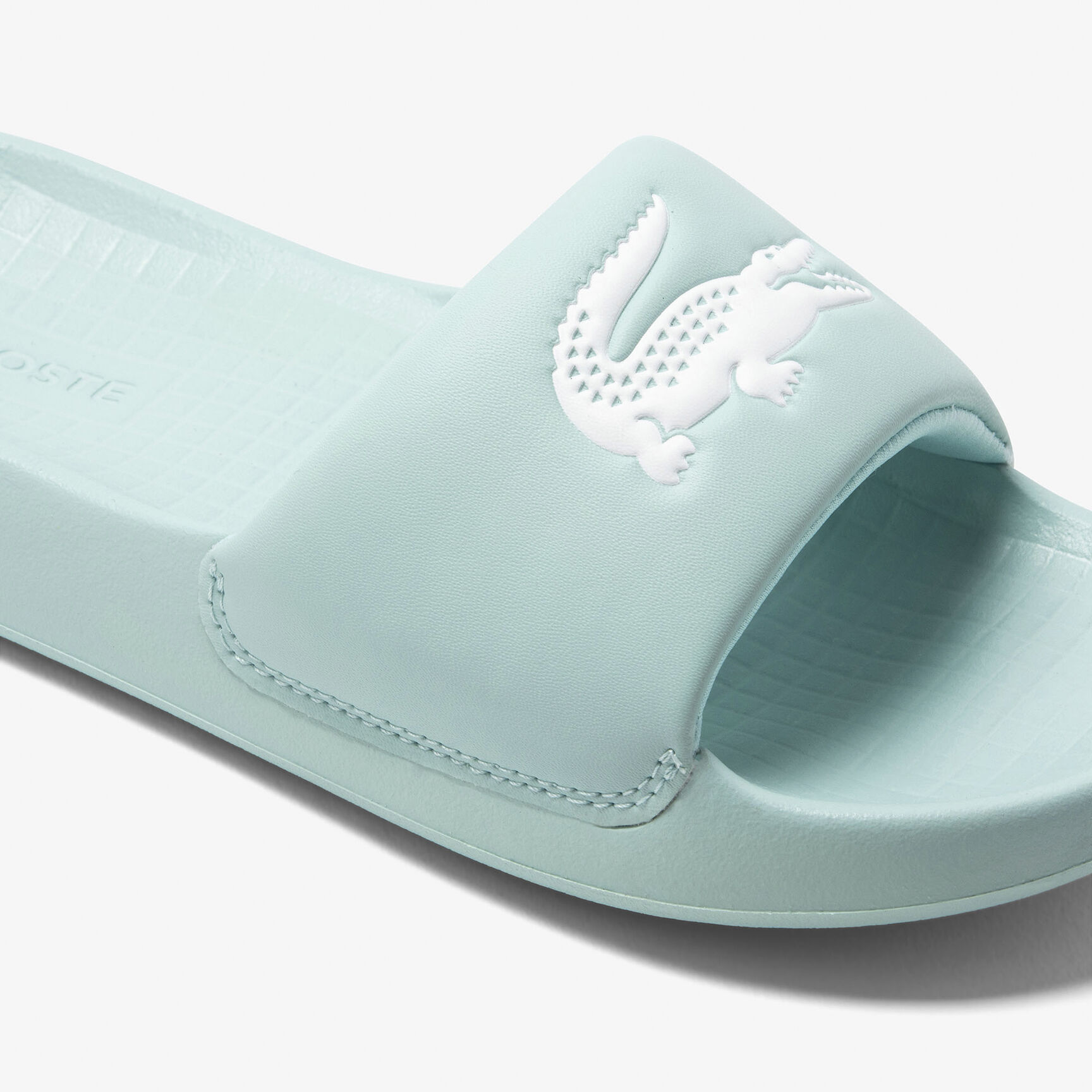 Women's Lacoste Croco 1.0 Synthetic Slides Women's Lacoste Croco 1.0 Synthetic Slides