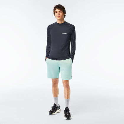 Men's Lacoste Organic Brushed Cotton Fleece Jogger Shorts