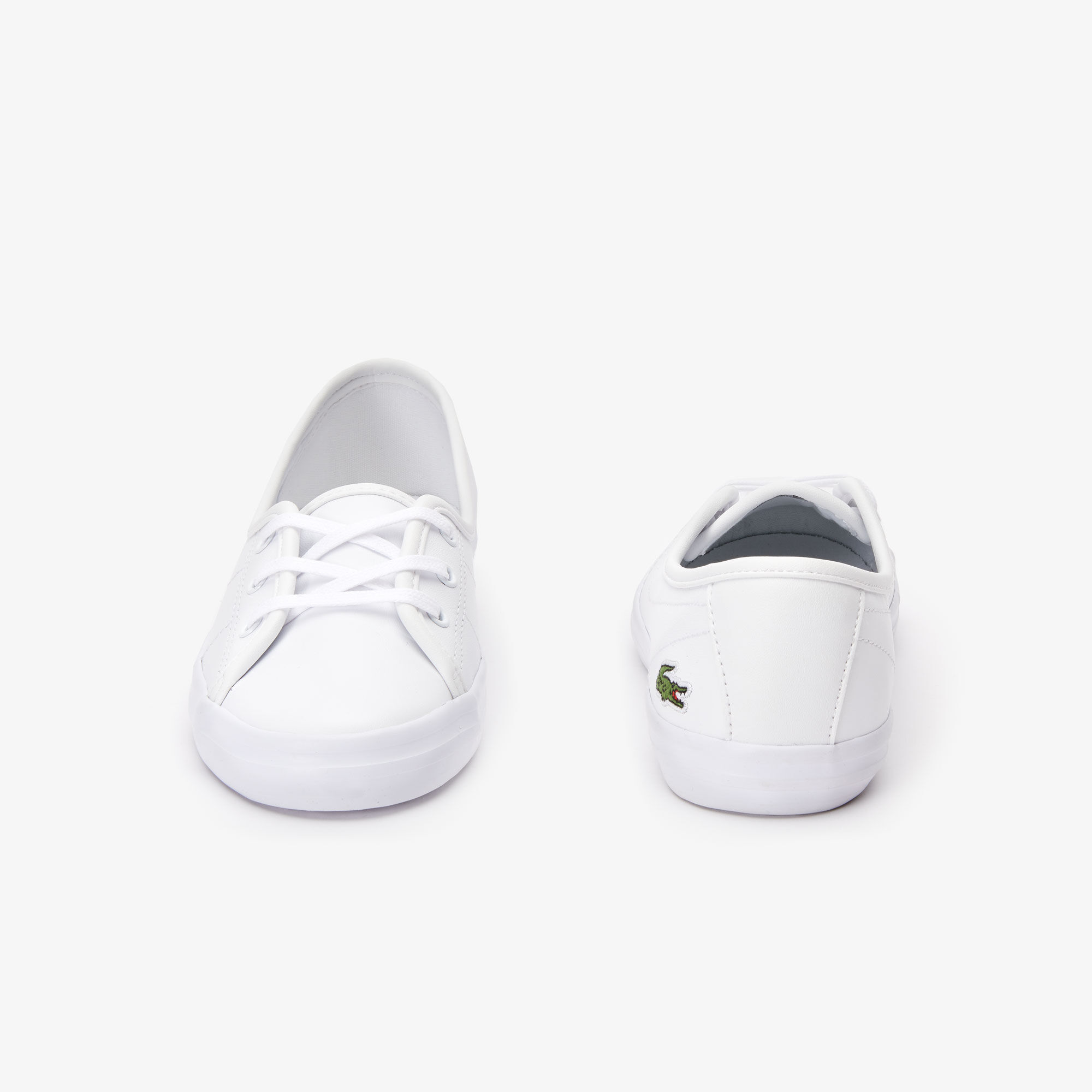 Lacoste ziane leather trainers discount
