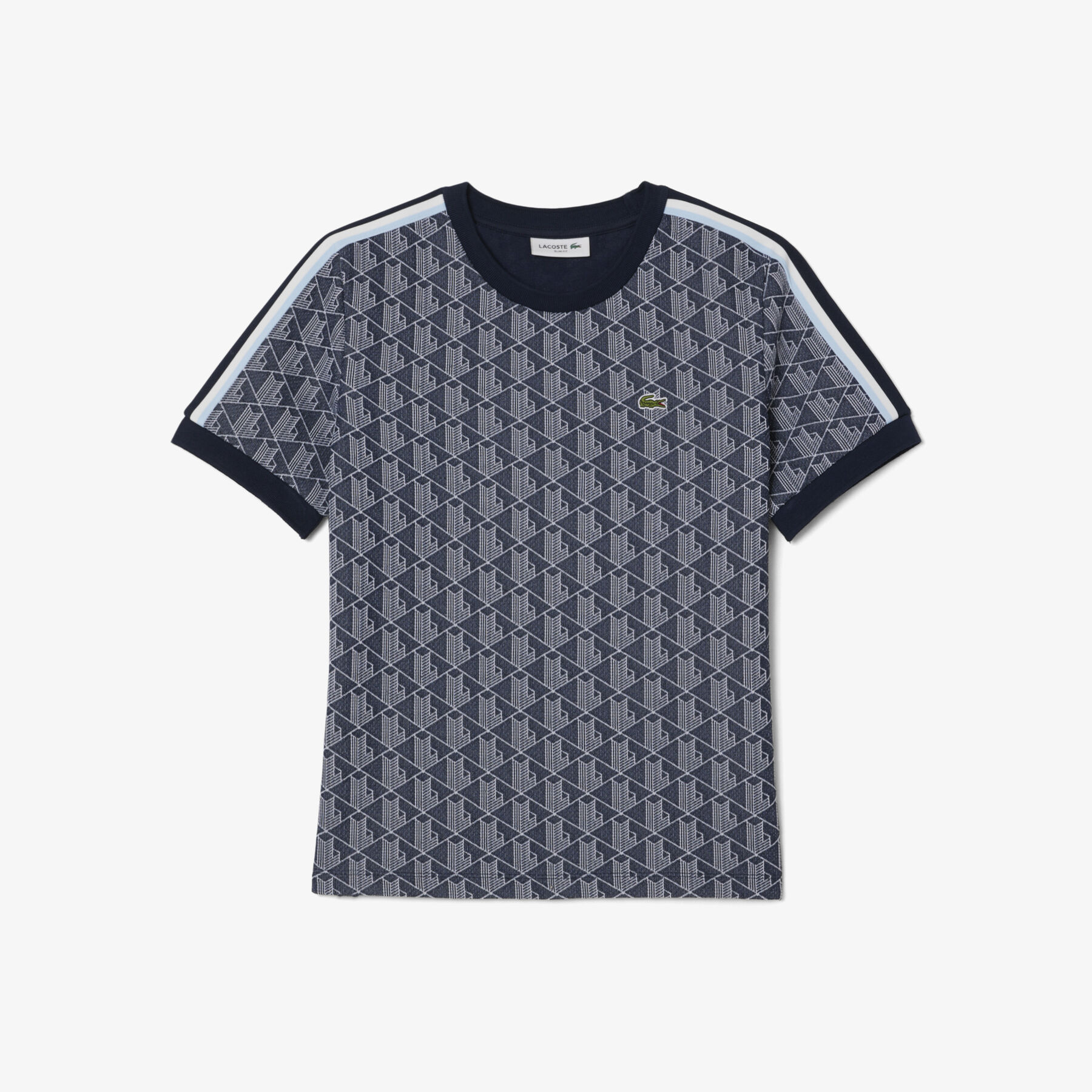 Slim Fit Monogram Jacquard T-shirt Slim Fit Monogram Jacquard T-shirt