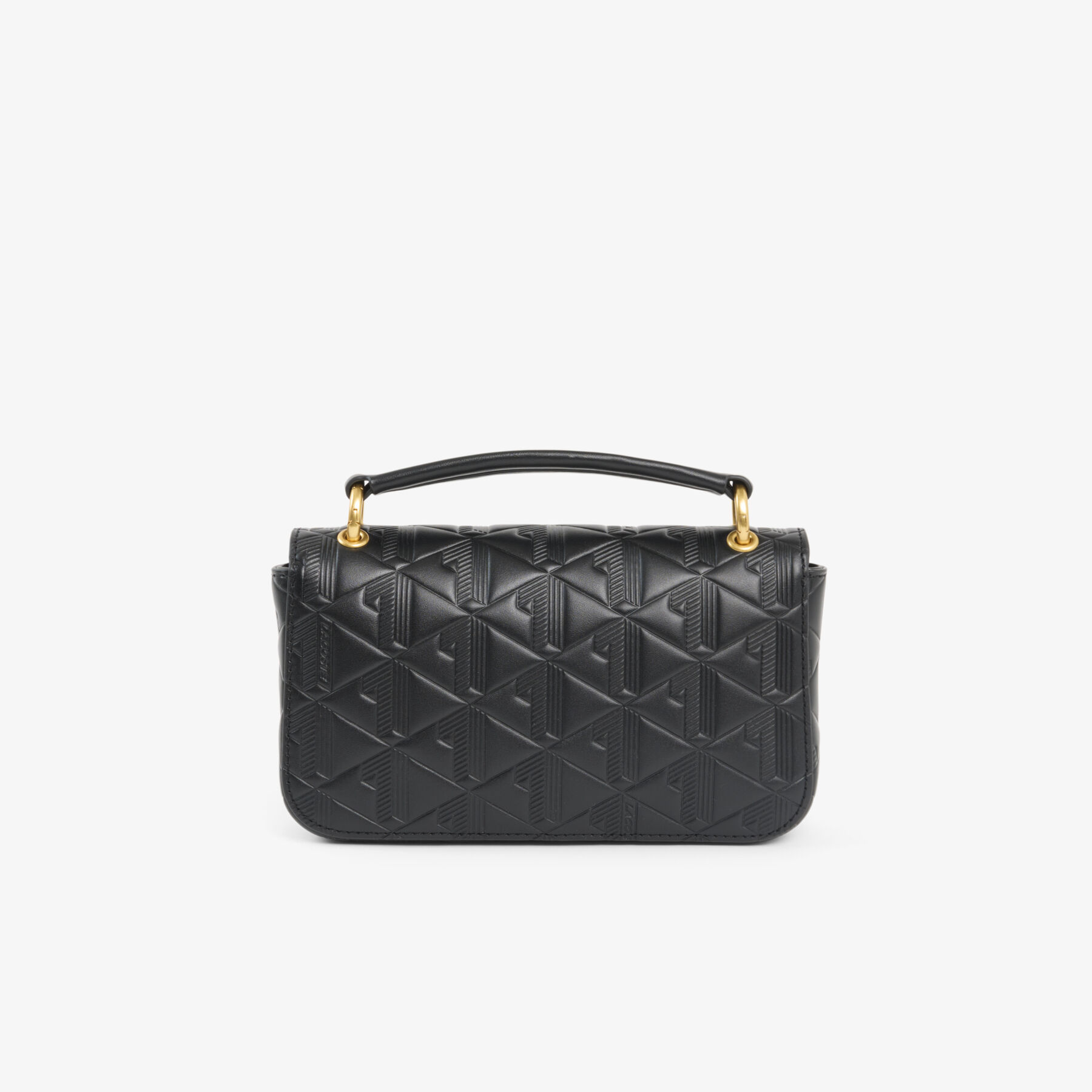 Mini Maheki Embossed Leather Shoulder Bag lacoste mini maheki embossed leather shoulder bag