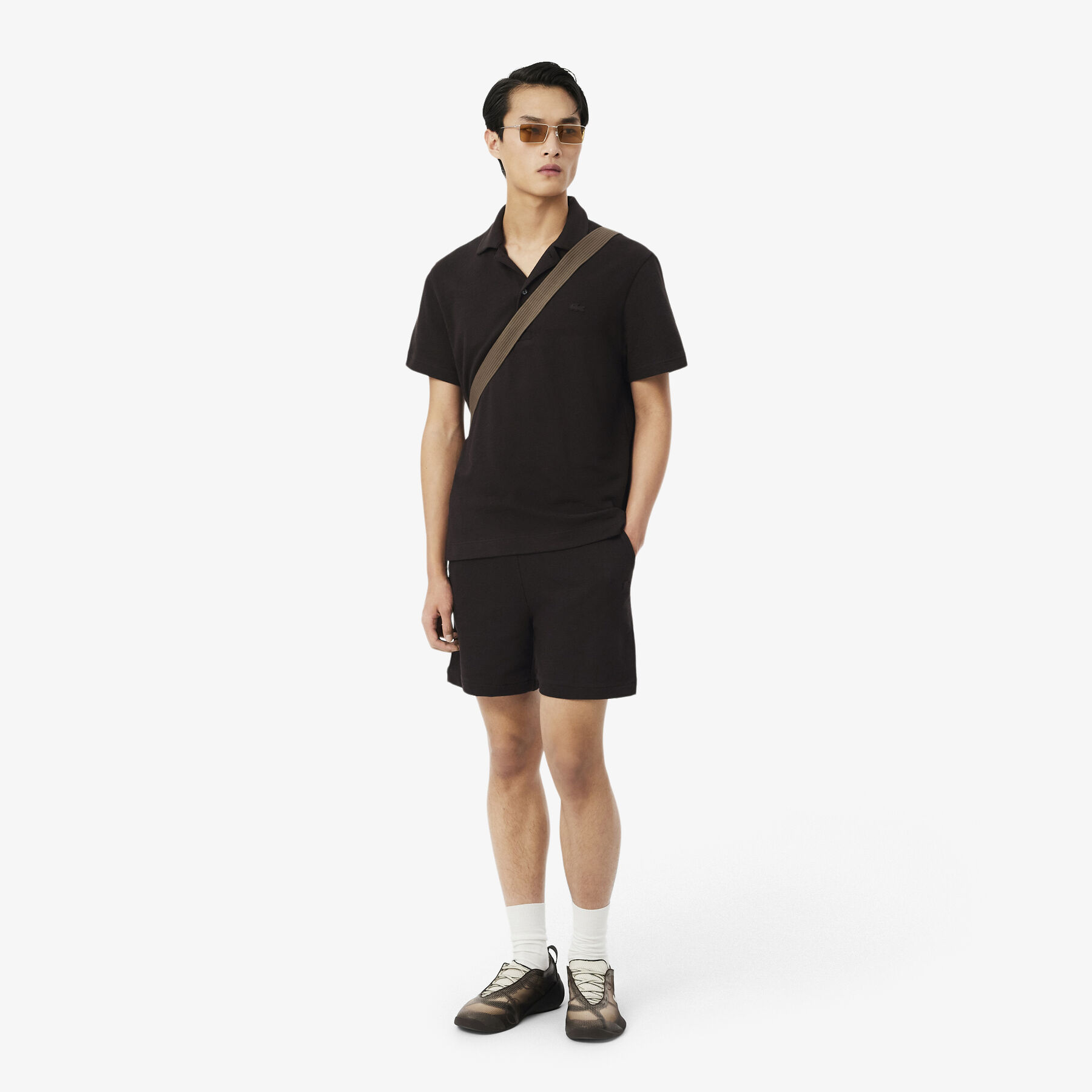 Classic Fit Textured Polo Shirt lacoste classic fit textured polo shirt