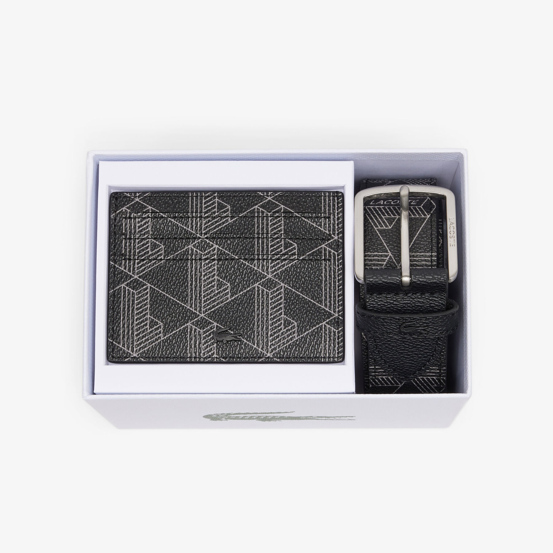 The Blend Belt and Cardholder Gift Set lacoste the blend belt and cardholder gift set