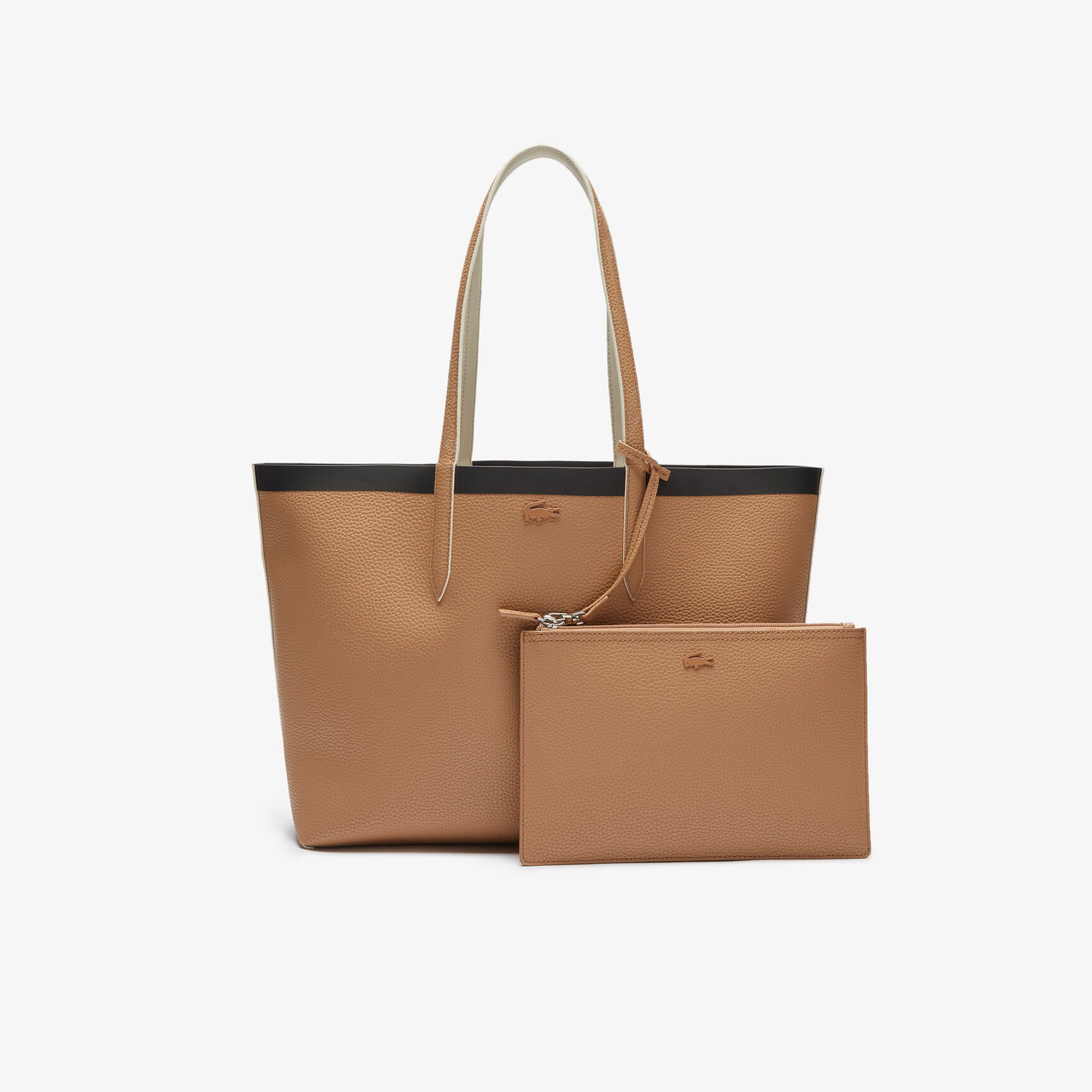 Women's Anna Reversible Contrast Band Coated Canvas Tote Bag