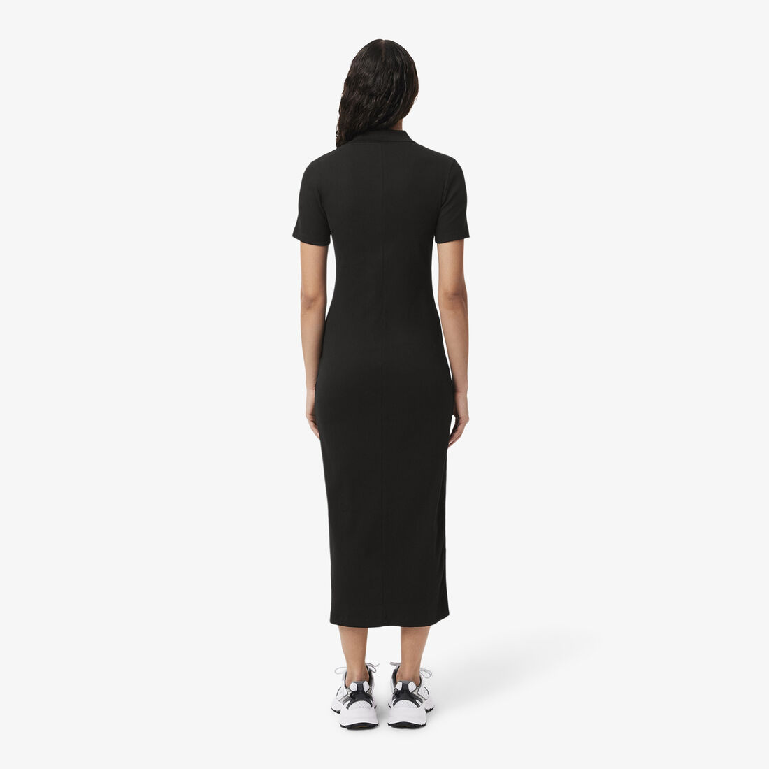 Long Ribbed Cotton Polo Dress Long Ribbed Cotton Polo Dress