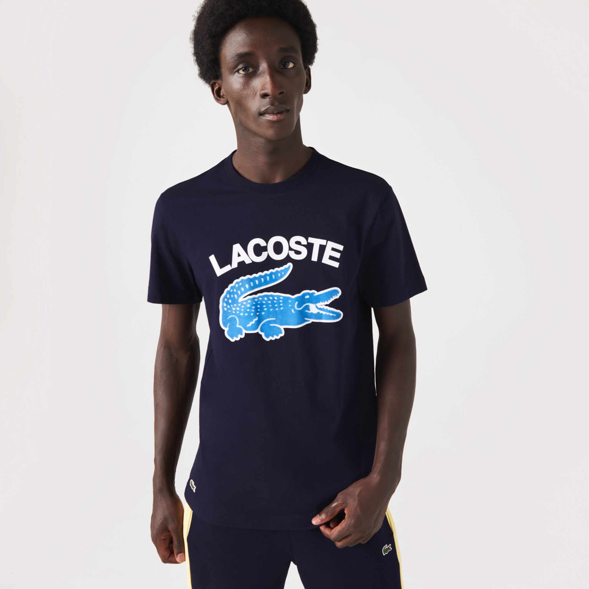 Men s Lacoste Regular Fit Xl Crocodile Print T shirt