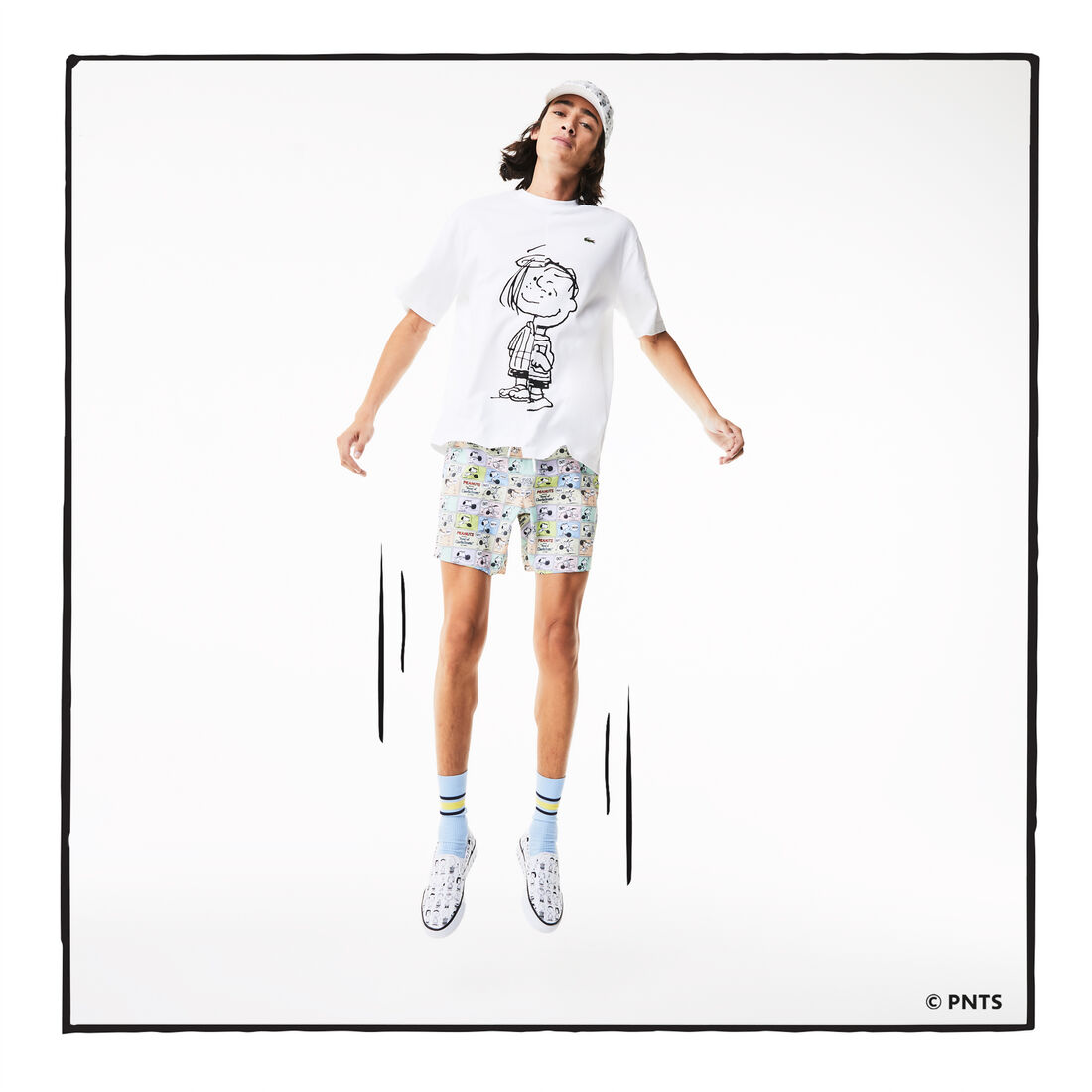 Unisex Lacoste L!VE x Peanuts Loose Fit T-shirt Unisex Lacoste L!VE x Peanuts Loose Fit T-shirt