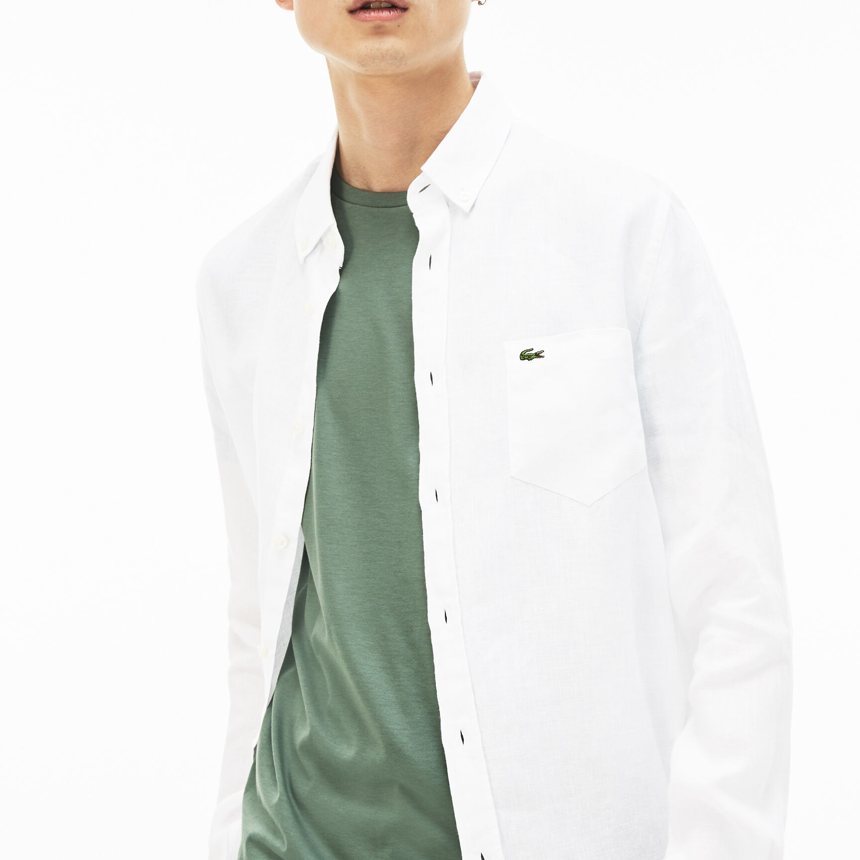 Men's Regular Fit Linen Shirt