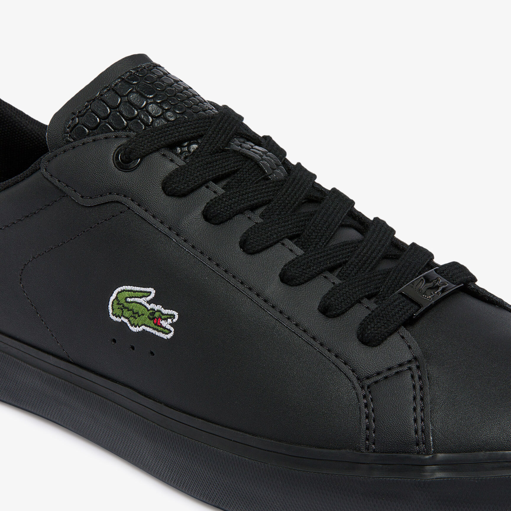 Men's Powercourt Burnished Leather Sneakers