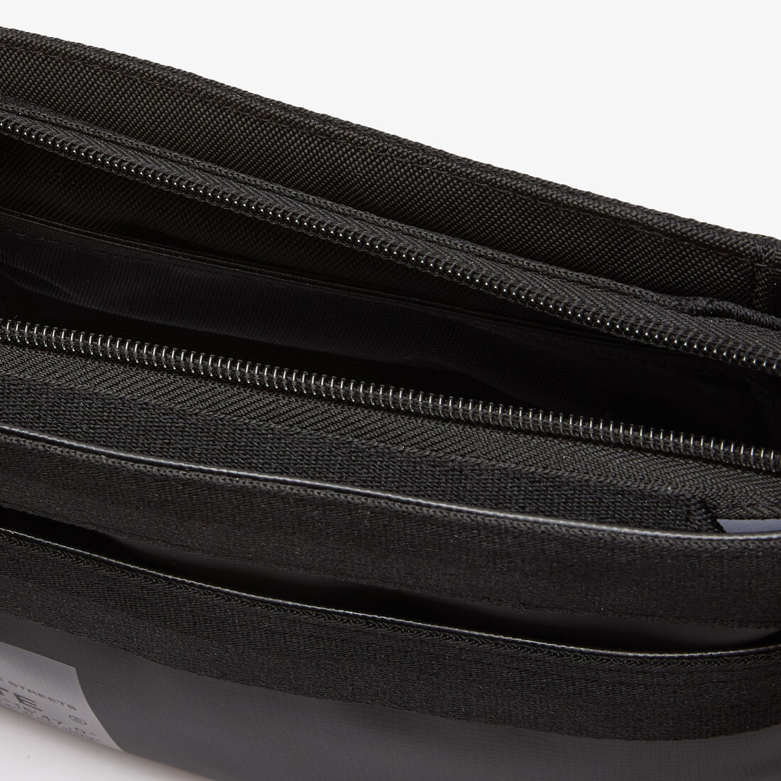 Men's Lacoste Signature Print Water-Repellent Reporter Bag Men's Lacoste Signature Print Water-Repellent Reporter Bag