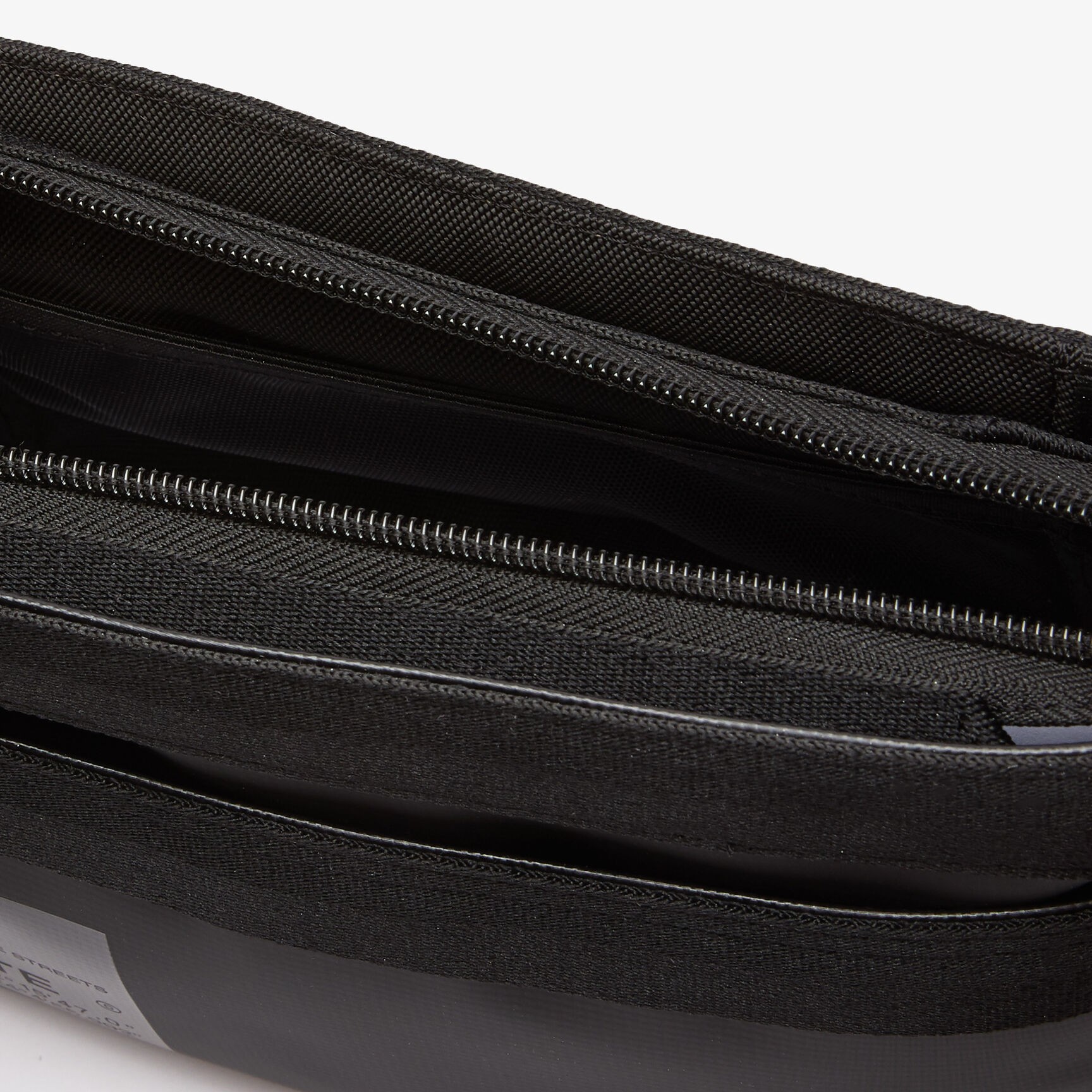 Men's Lacoste Signature Print Water-Repellent Reporter Bag Men's Lacoste Signature Print Water-Repellent Reporter Bag