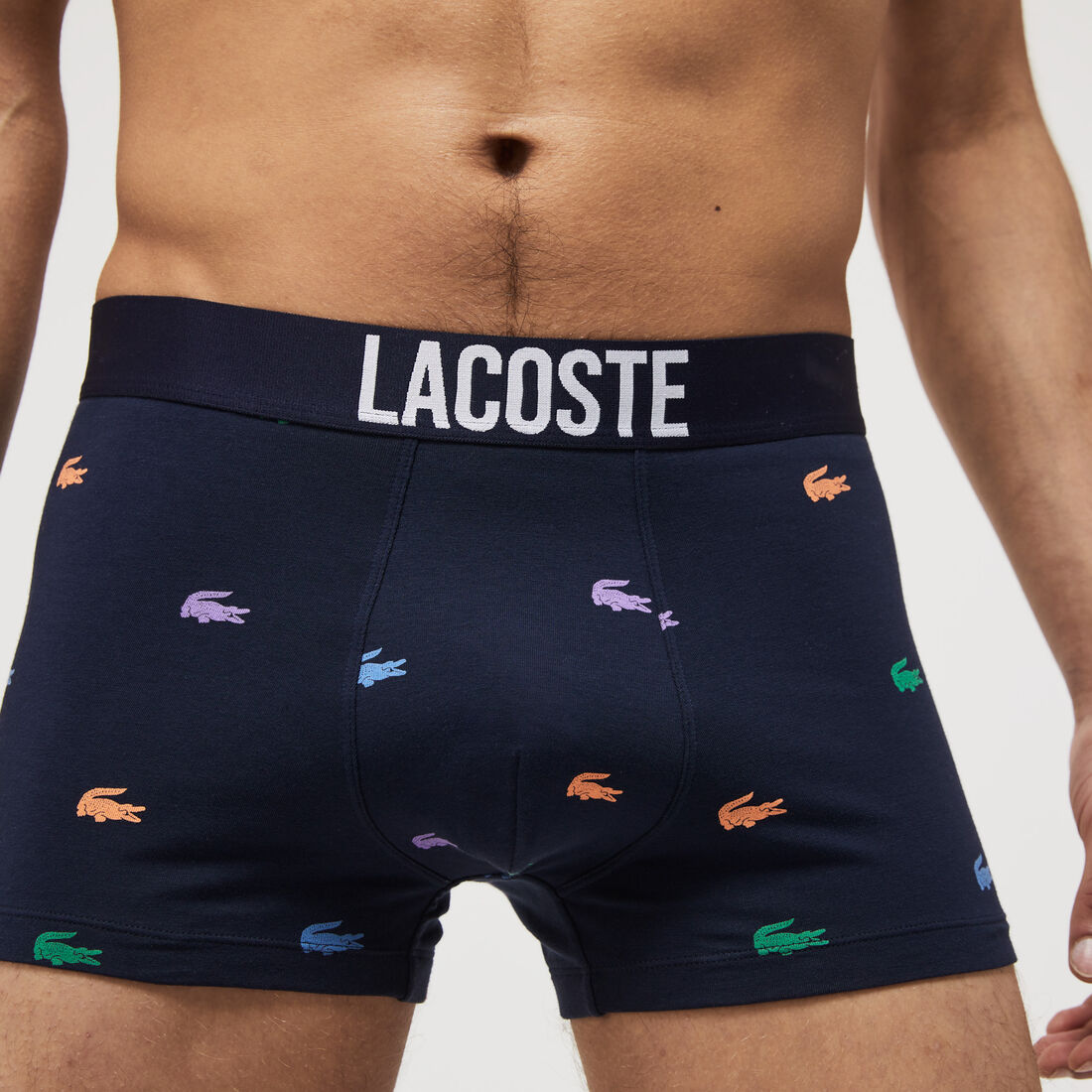 Men’s Logo Waist Short Stretch Cotton Trunk 3-Pack Men’s Logo Waist Short Stretch Cotton Trunk 3-Pack