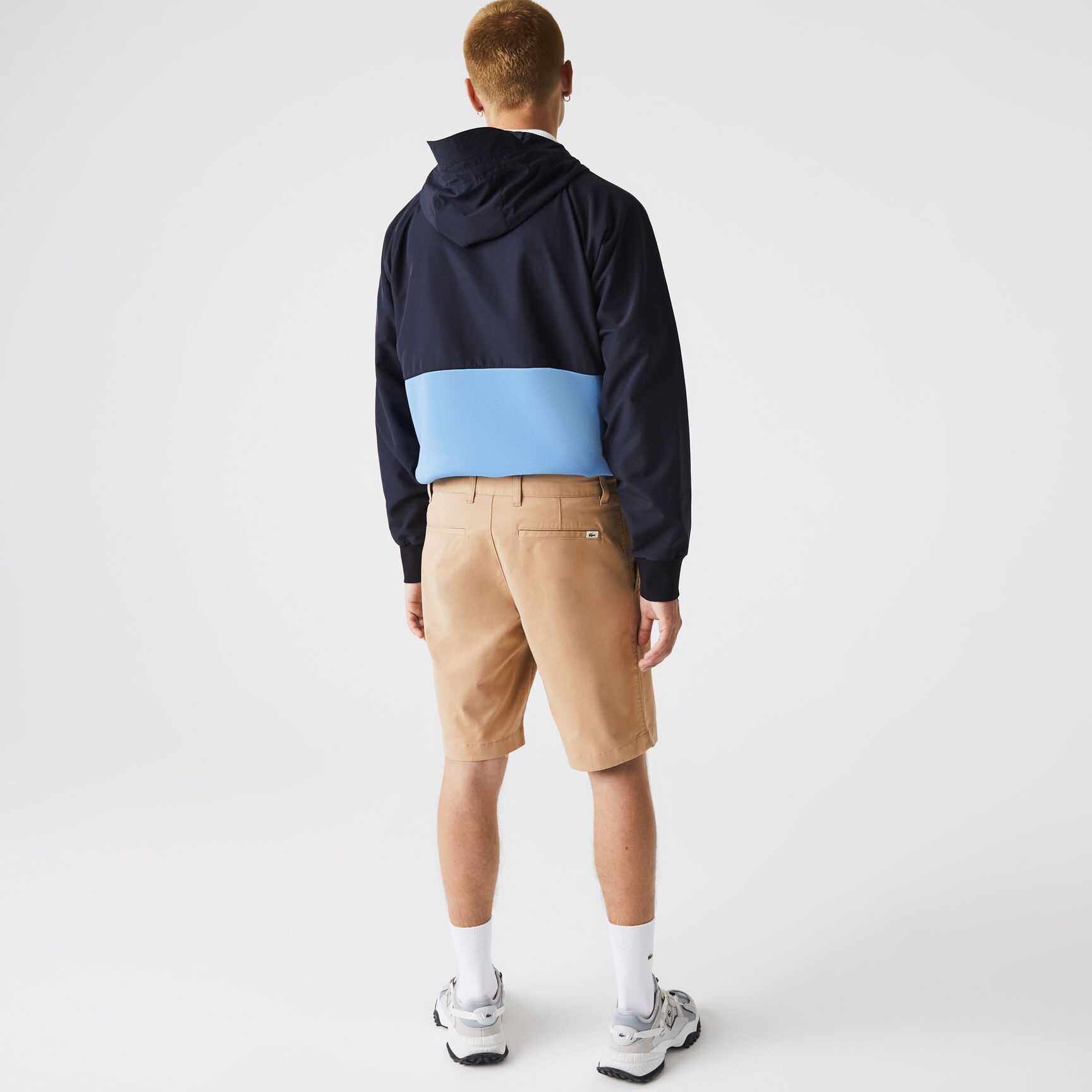 Men's Slim Fit Stretch Gabardine Bermuda Shorts Men's Slim Fit Stretch Gabardine Bermuda Shorts