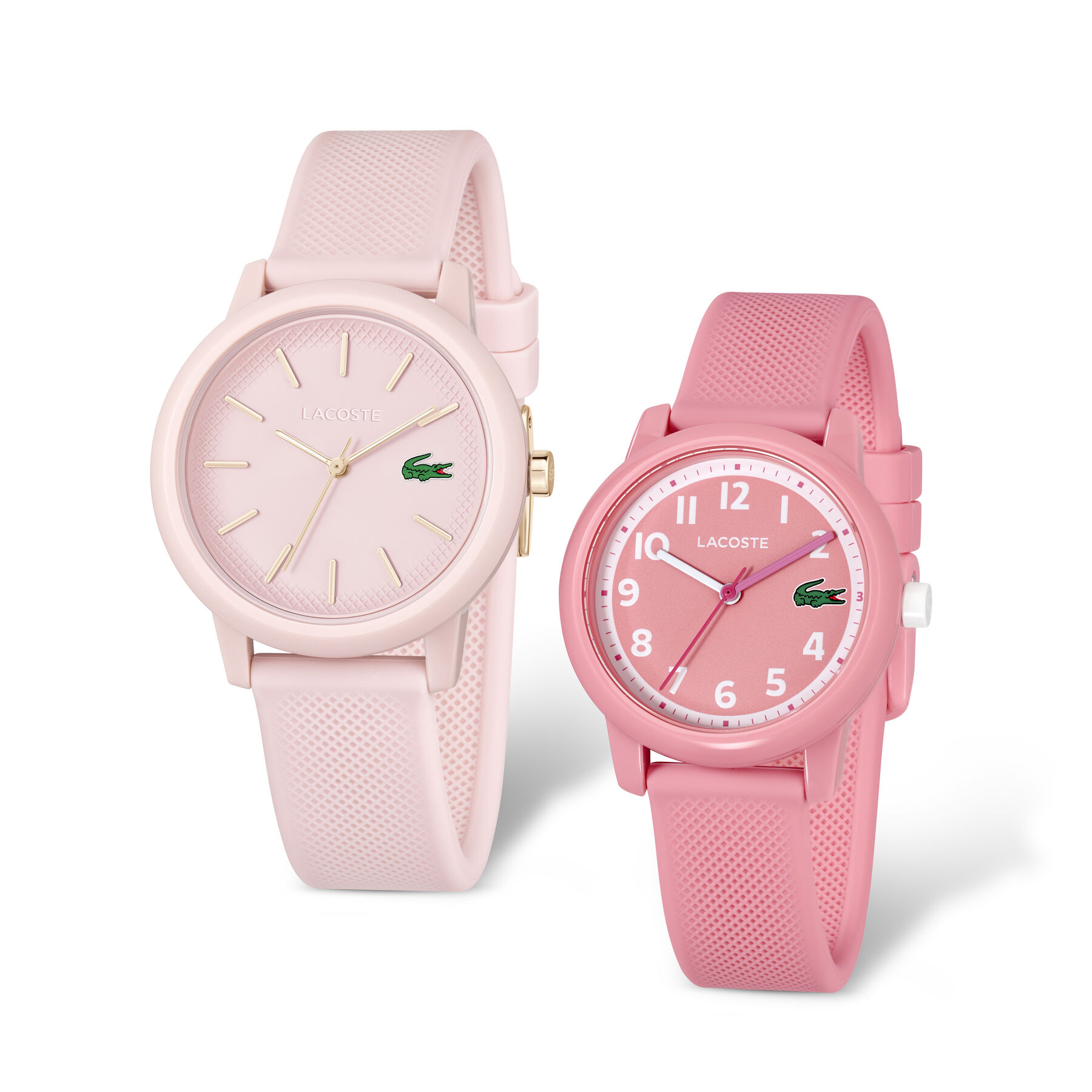Pink Silicone Watch Gift Set lacoste pink silicone watch gift set