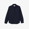 men s lacoste buttoned collar oxford cotton shirt