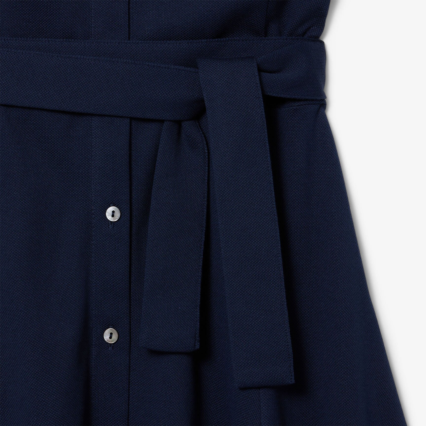 Flared Mini-Pique Polo Dress Flared Mini-Pique Polo Dress