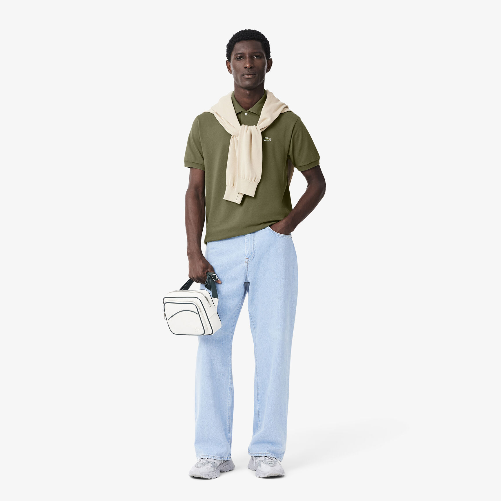 قميص بولو كلاسيكي L.12.12 أصلي قميص بولو كلاسيكي L.12.12 أصلي