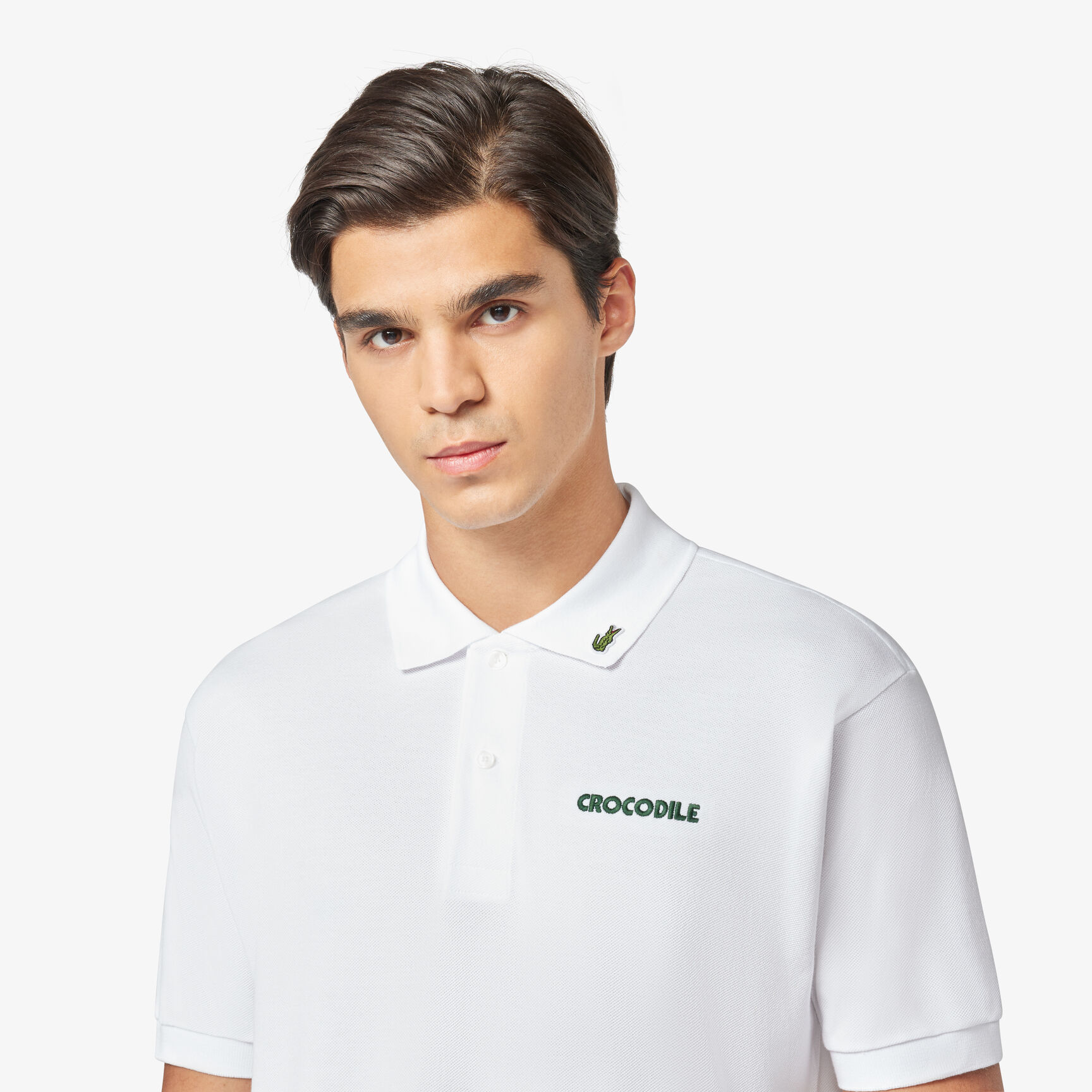 قميص بولو L.12.12 أصلي مطرز بشعار الماركة قميص بولو L.12.12 أصلي مطرز بشعار الماركة