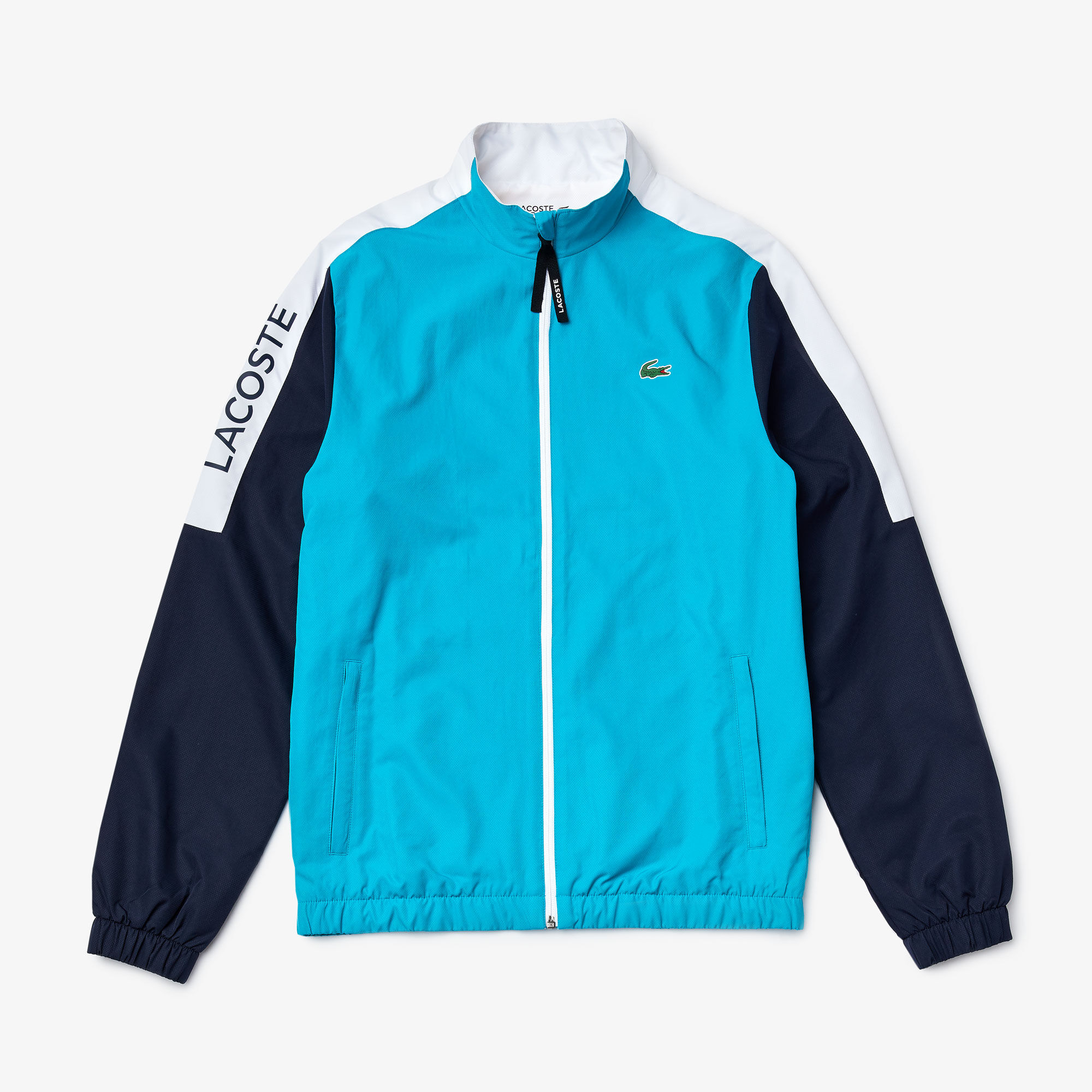 Light blue lacoste tracksuit cheap
