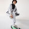 lacoste men s lightweight retro style colourblock tracksuit pants