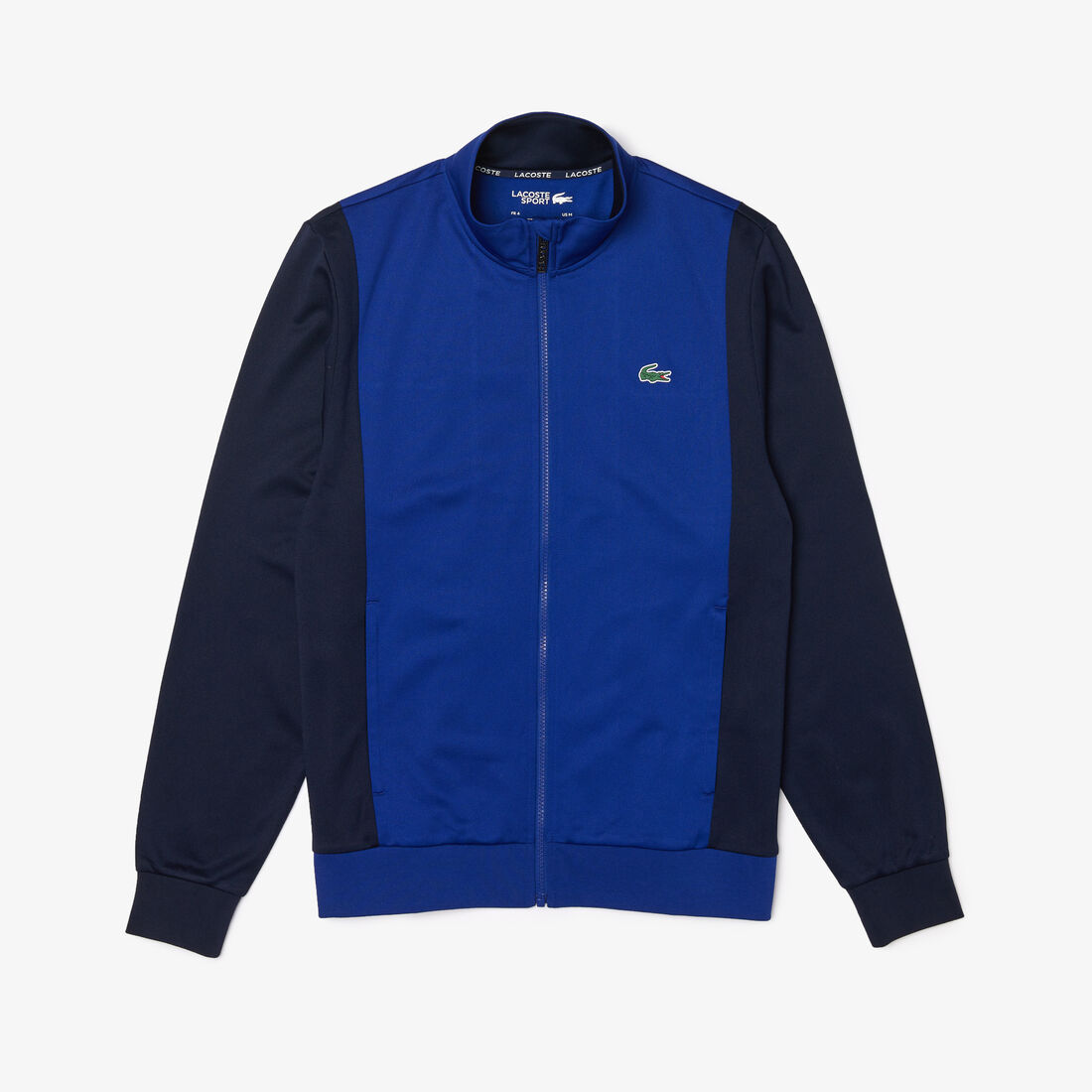 Men’s Lacoste SPORT Resistant Bicolor Piqué Zip Sweatshirt Men’s Lacoste SPORT Resistant Bicolor Piqué Zip Sweatshirt
