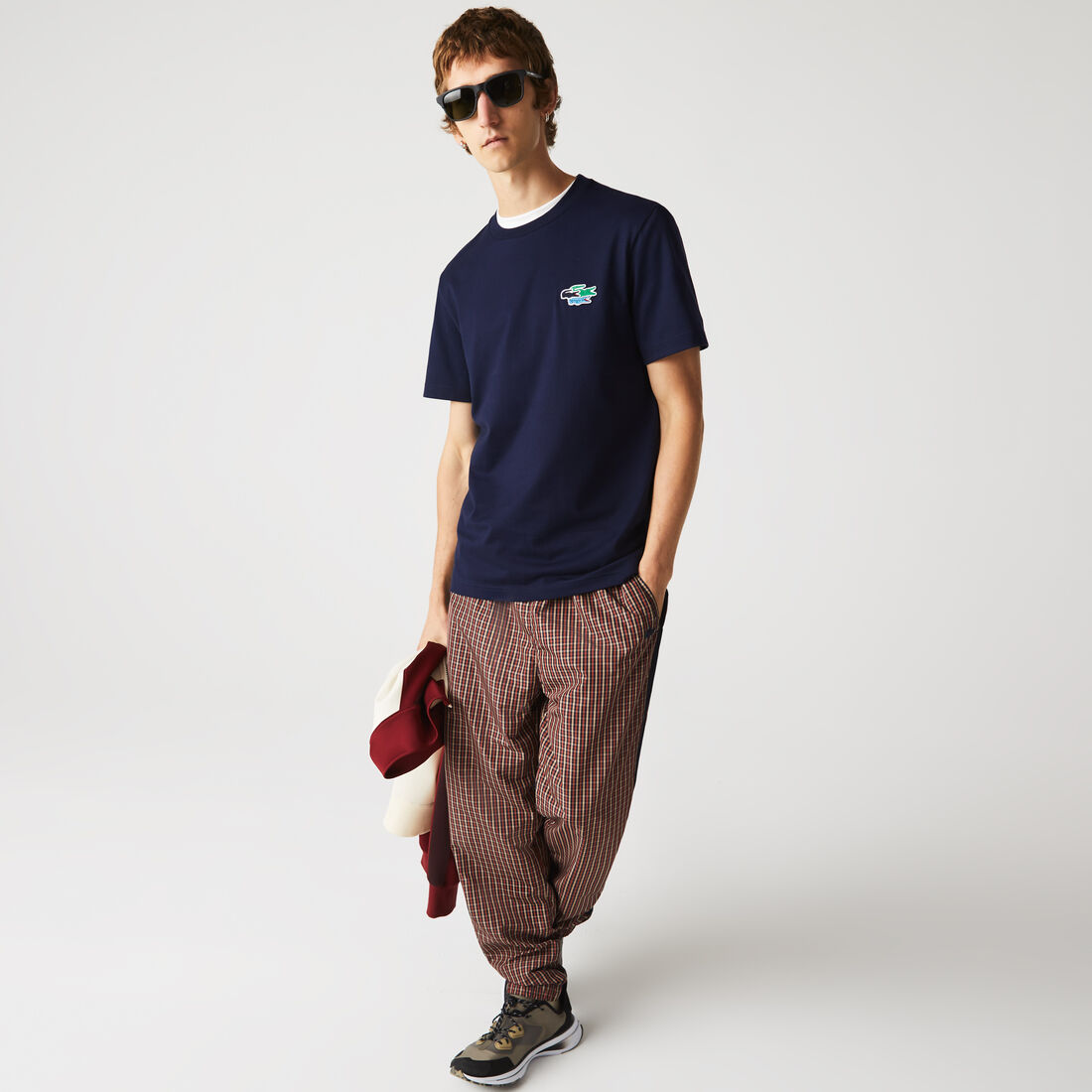 Men's Crew Neck Colored Crocodiles Organic Cotton T-shirt