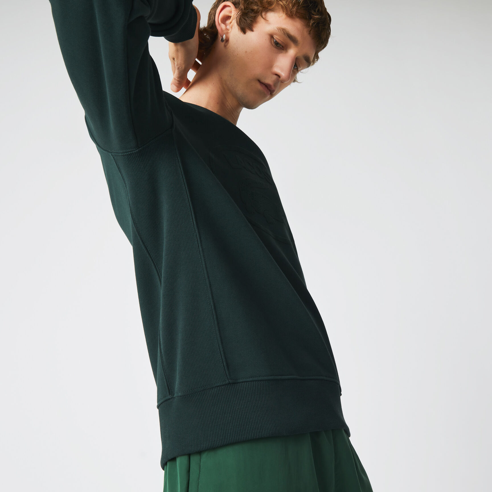 Men's Lacoste Relaxed Fit Organic Cotton Sweatshirt