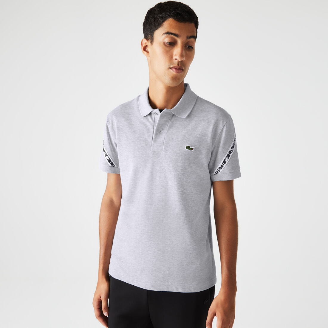 Men's Lacoste Regular Fit Stretch Mini Piqué Polo Shirt Men's Lacoste Regular Fit Stretch Mini Piqué Polo Shirt