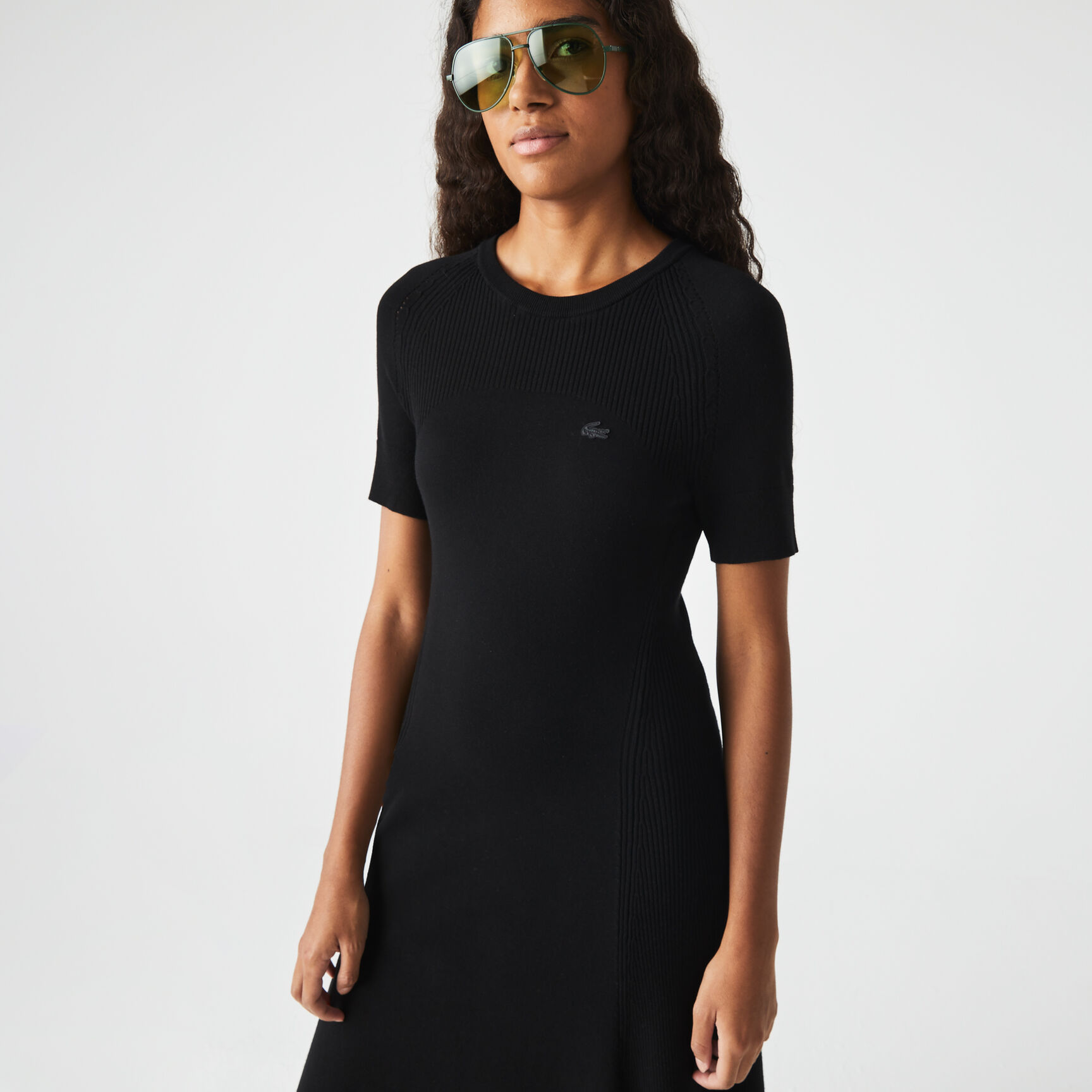Women's Lacoste Knit Details Dress Women's Lacoste Knit Details Dress