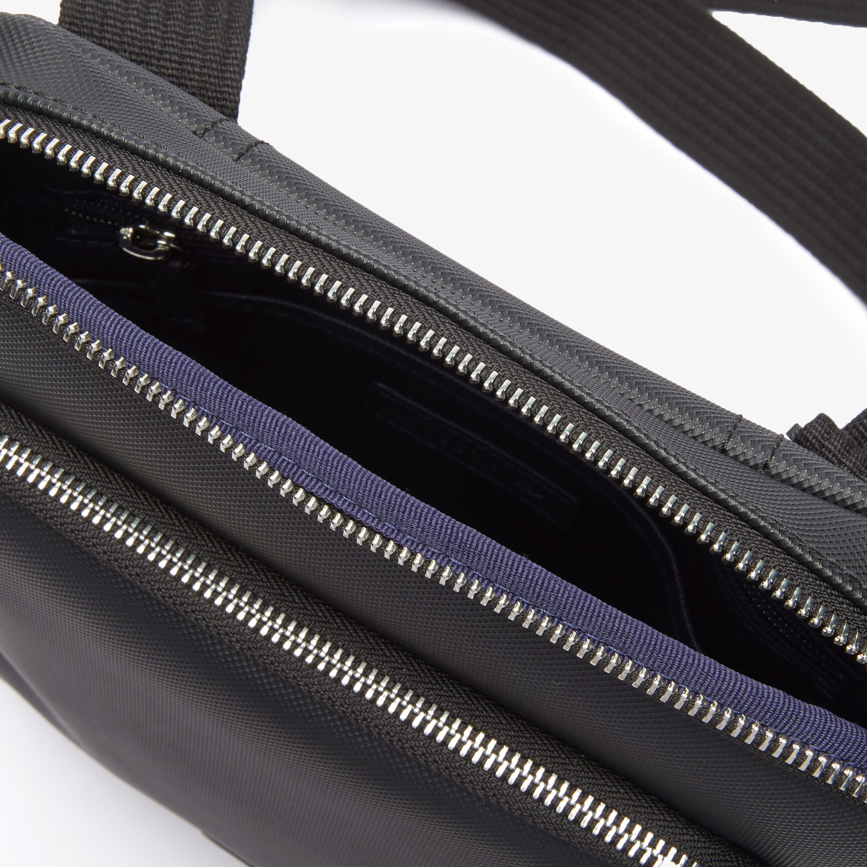 Men's Classic Zippered Pocket Rectangular Crossbody Bag