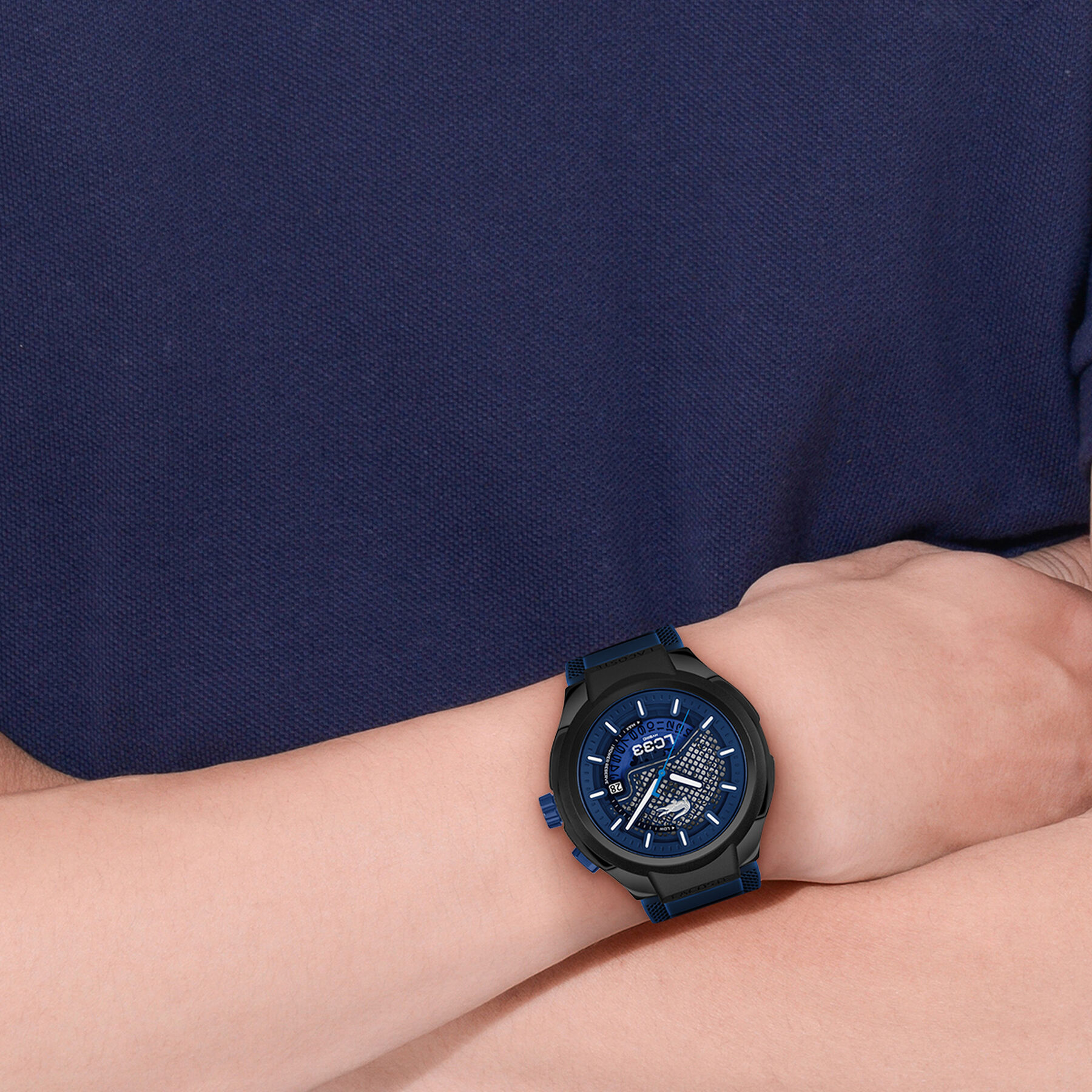 LC33 Blue Silicone Watch LC33 Blue Silicone Watch