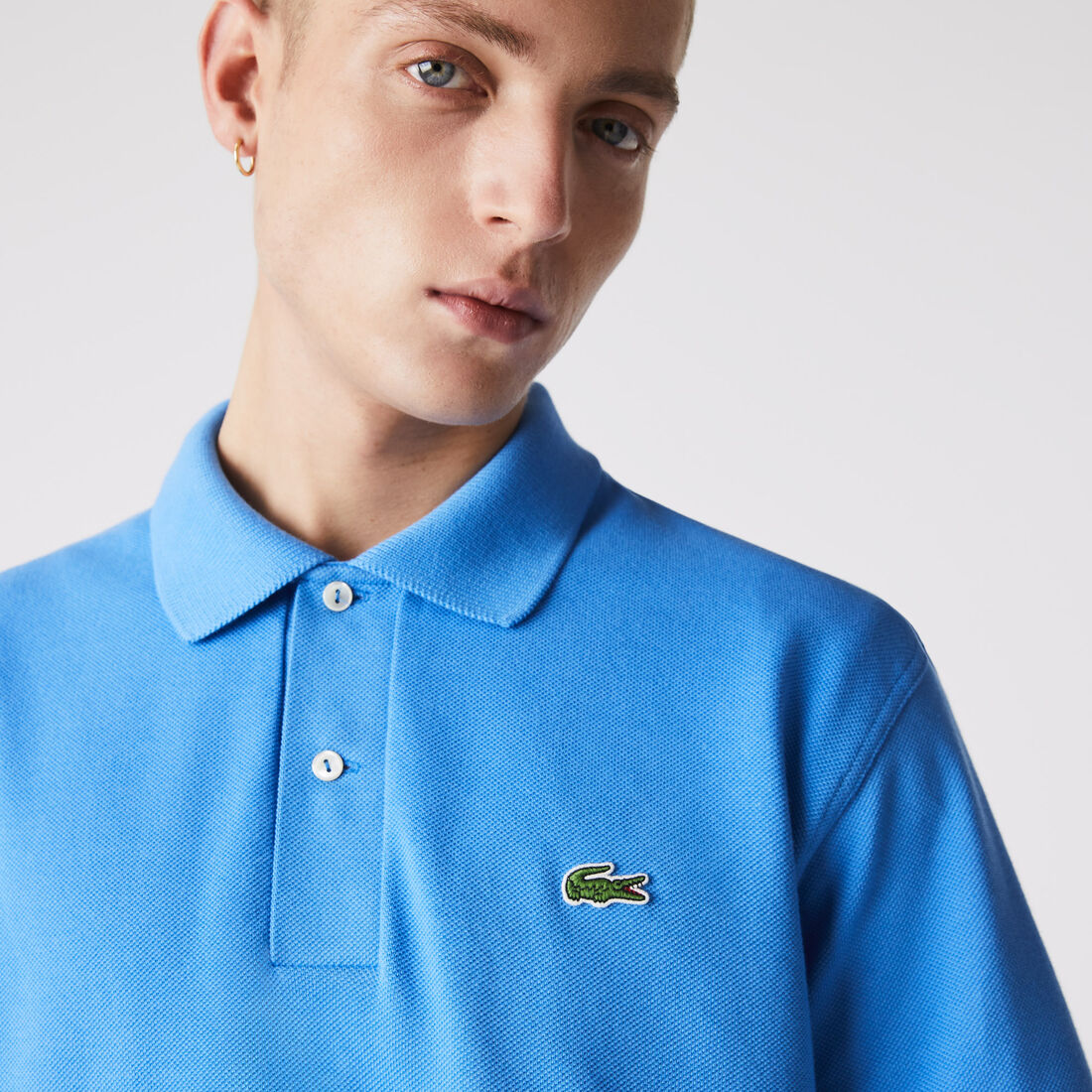 Men's Lacoste Classic Fit L.12.21 Organic Cotton Pique Polo Shirt Men's Lacoste Classic Fit L.12.21 Organic Cotton Pique Polo Shirt