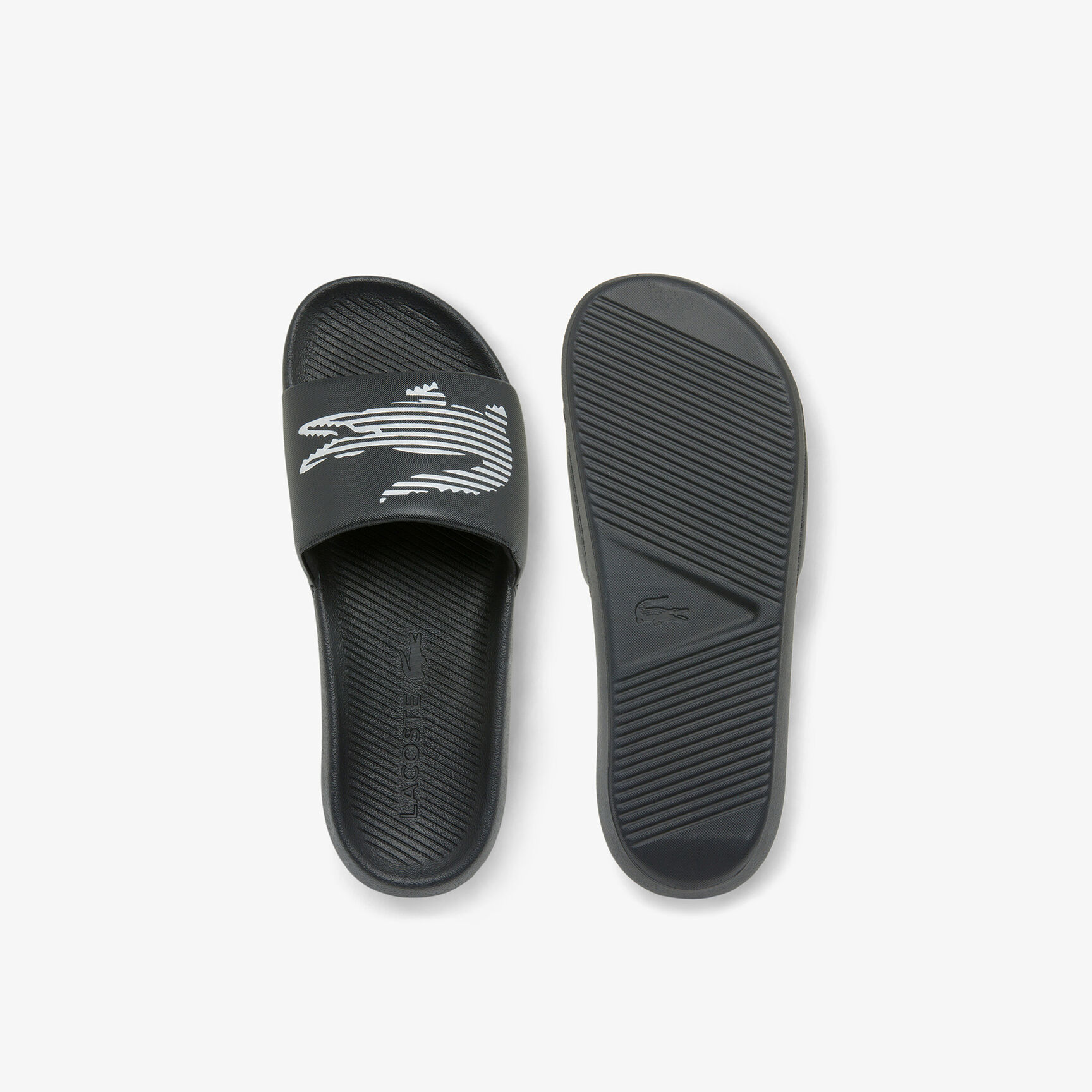 Men's Croco Synthetic Metallic Slides Men's Croco Synthetic Metallic Slides
