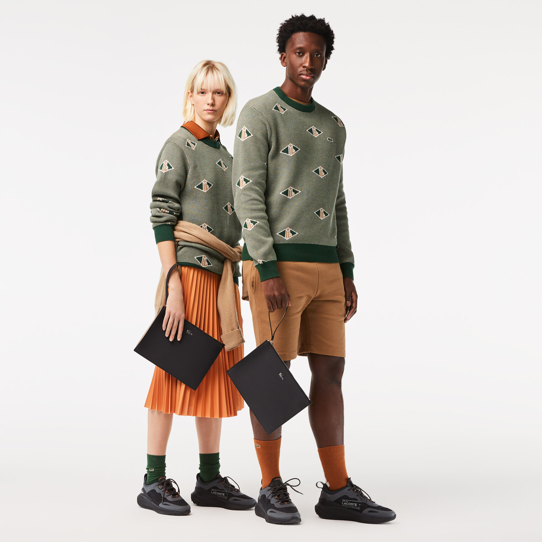 Anna Coated Pique Canvas Pouch Anna Coated Pique Canvas Pouch