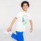Boys&rsquo; Crew Neck Chantaco Print Cotton T-shirt