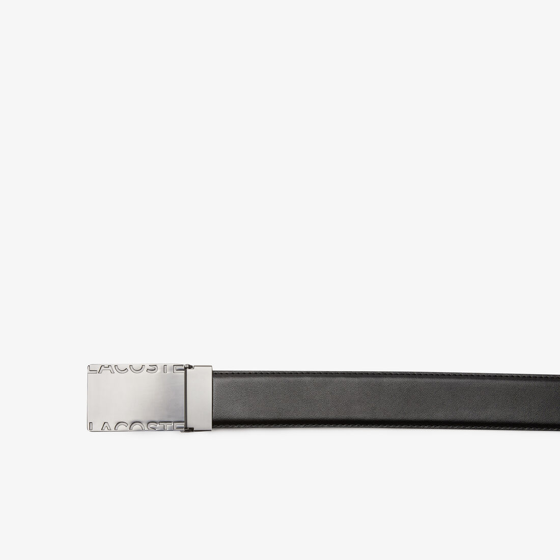 Men's Lacoste Branded Metal Plate Belt Men's Lacoste Branded Metal Plate Belt