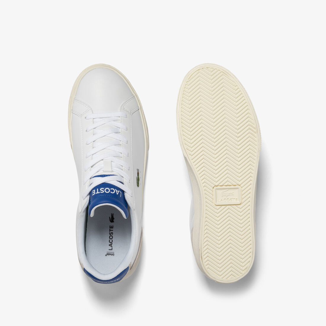 Men's Lacoste Lerond Pro Leather Heel Pop Trainers Men's Lacoste Lerond Pro Leather Heel Pop Trainers