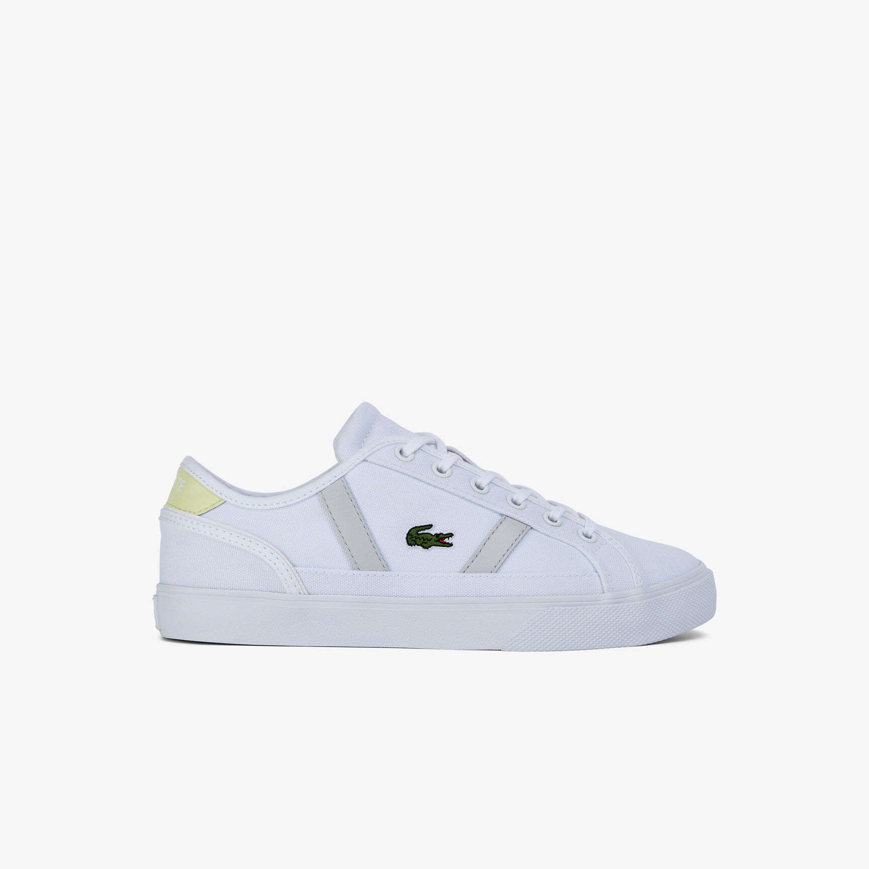 سنيكرز لاكوست سايد لاين برو قماش بتفاصيل ملونة للنساء