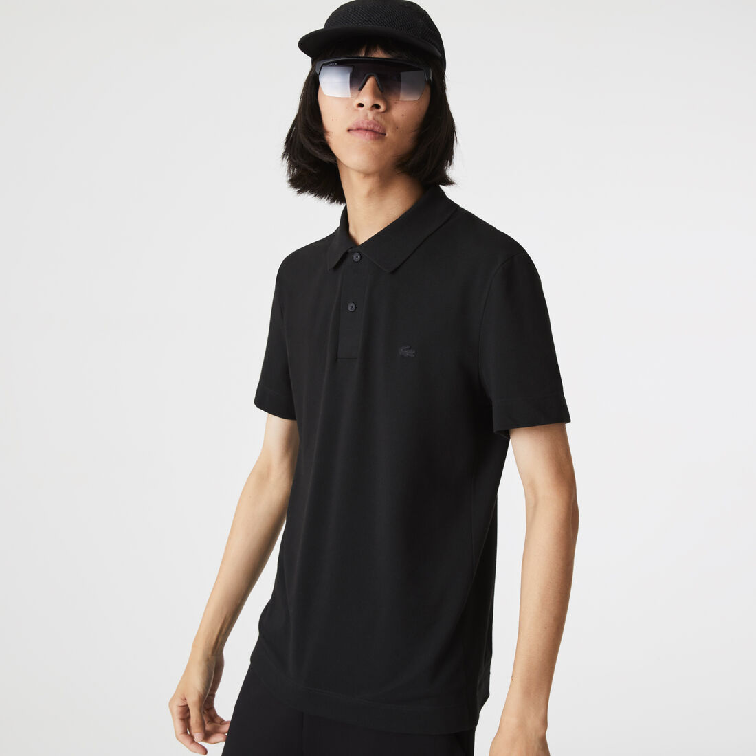Men's Lacoste Slim Fit Organic Stretch Cotton Piqué Polo Shirt Men's Lacoste Slim Fit Organic Stretch Cotton Piqué Polo Shirt