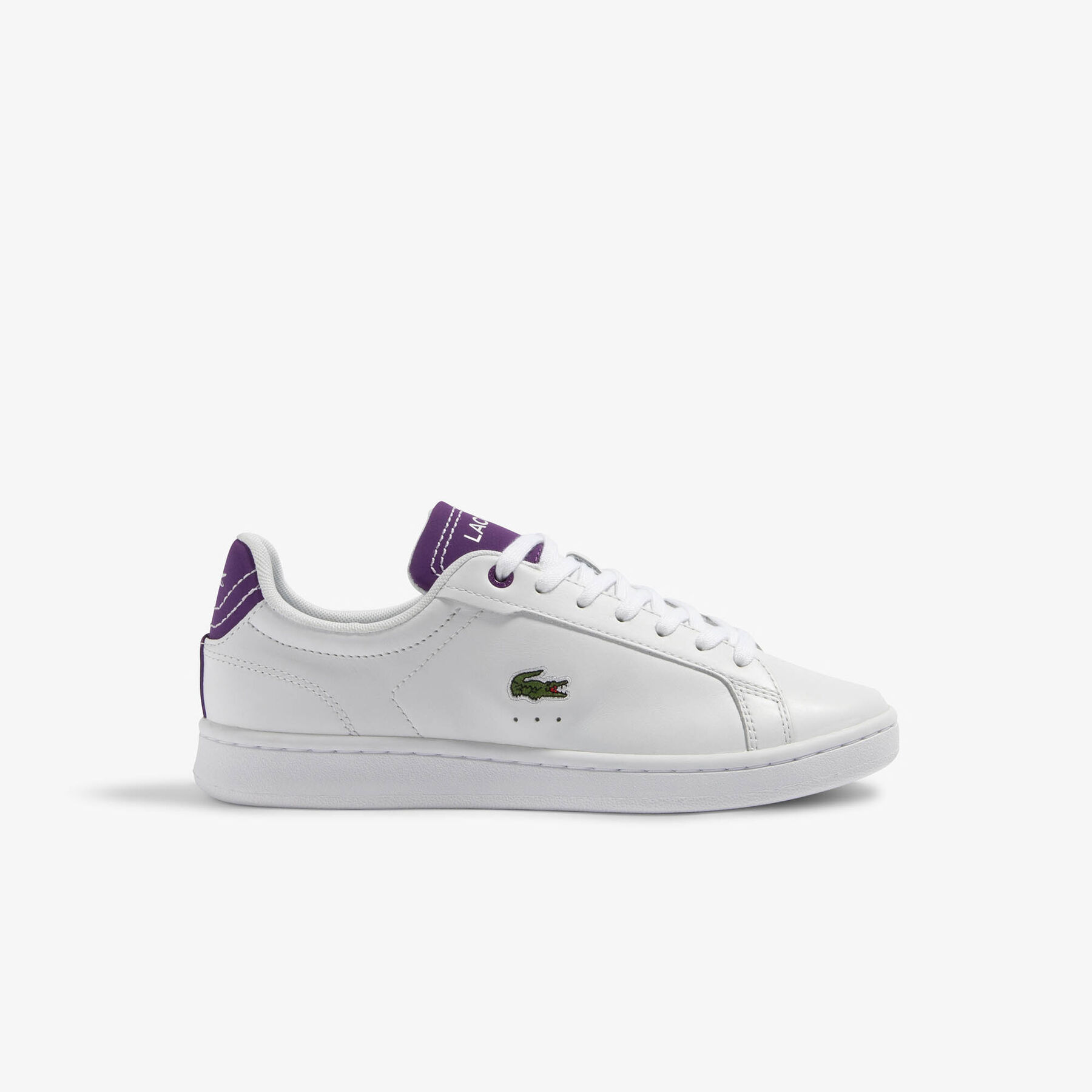 lacoste women s contrast leather carnaby pro trainers