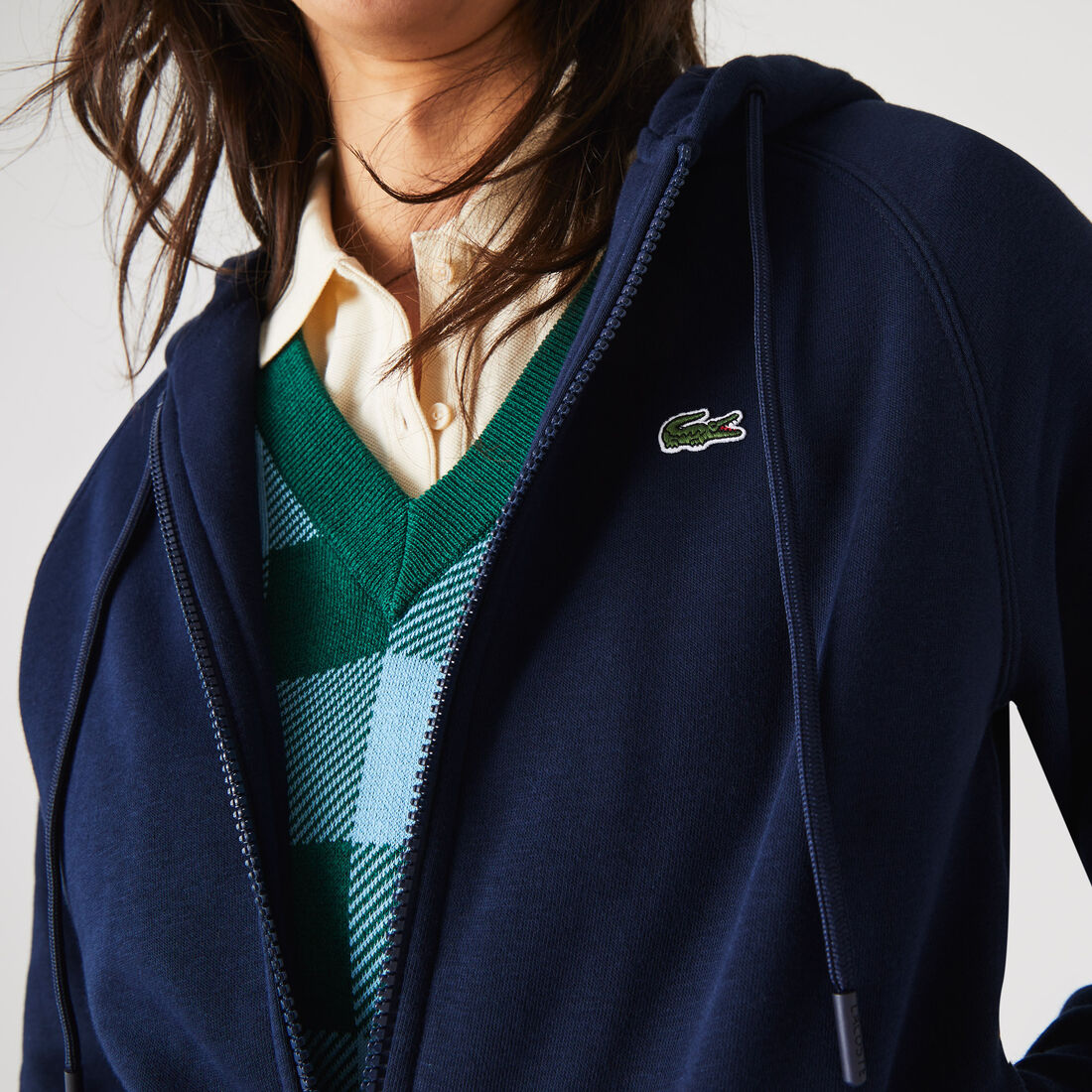 Women's Cotton Blend Fleece Zip Hoodie Women's Cotton Blend Fleece Zip Hoodie