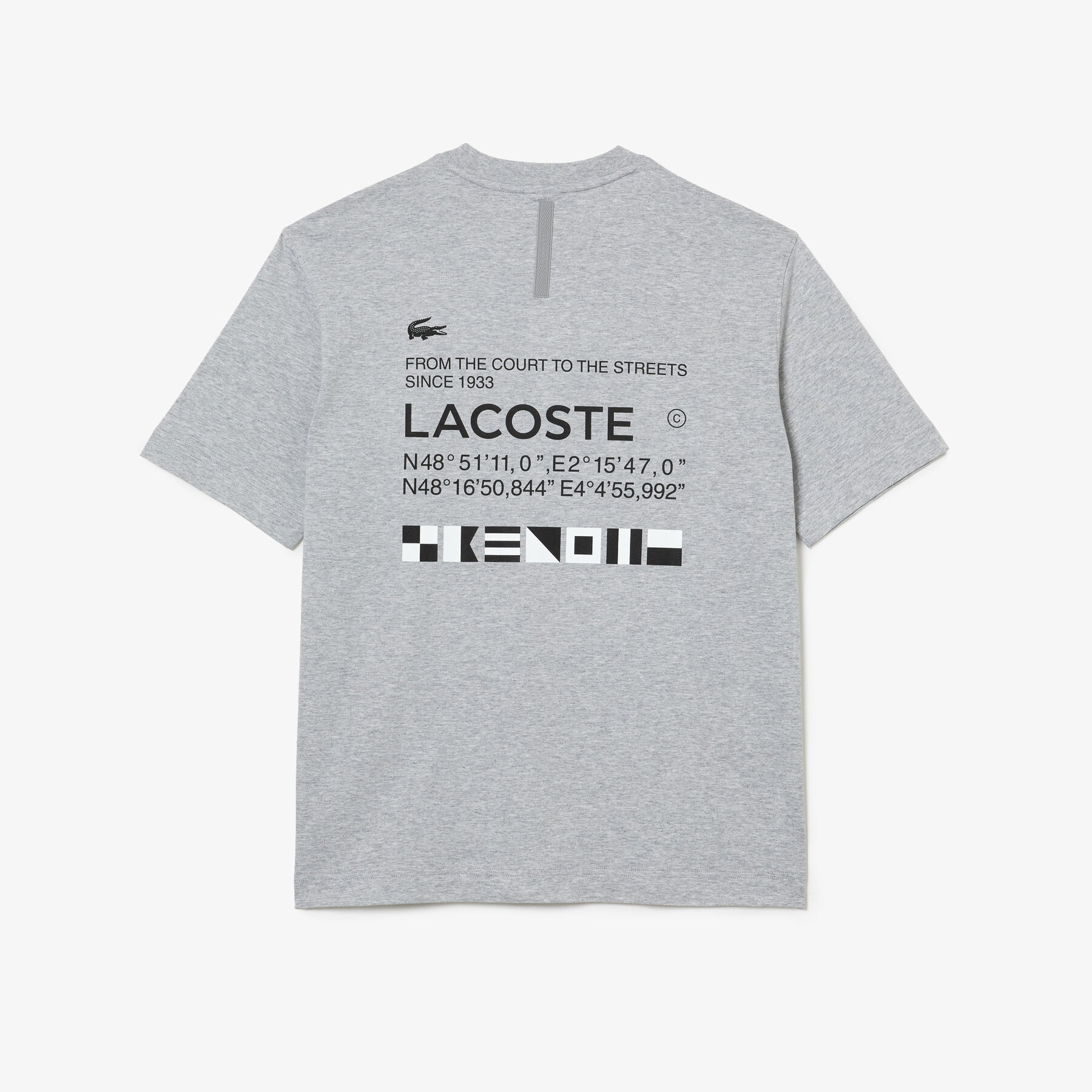 Men's Lacoste Print Loose Fit T-Shirt men s lacoste print loose fit t shirt