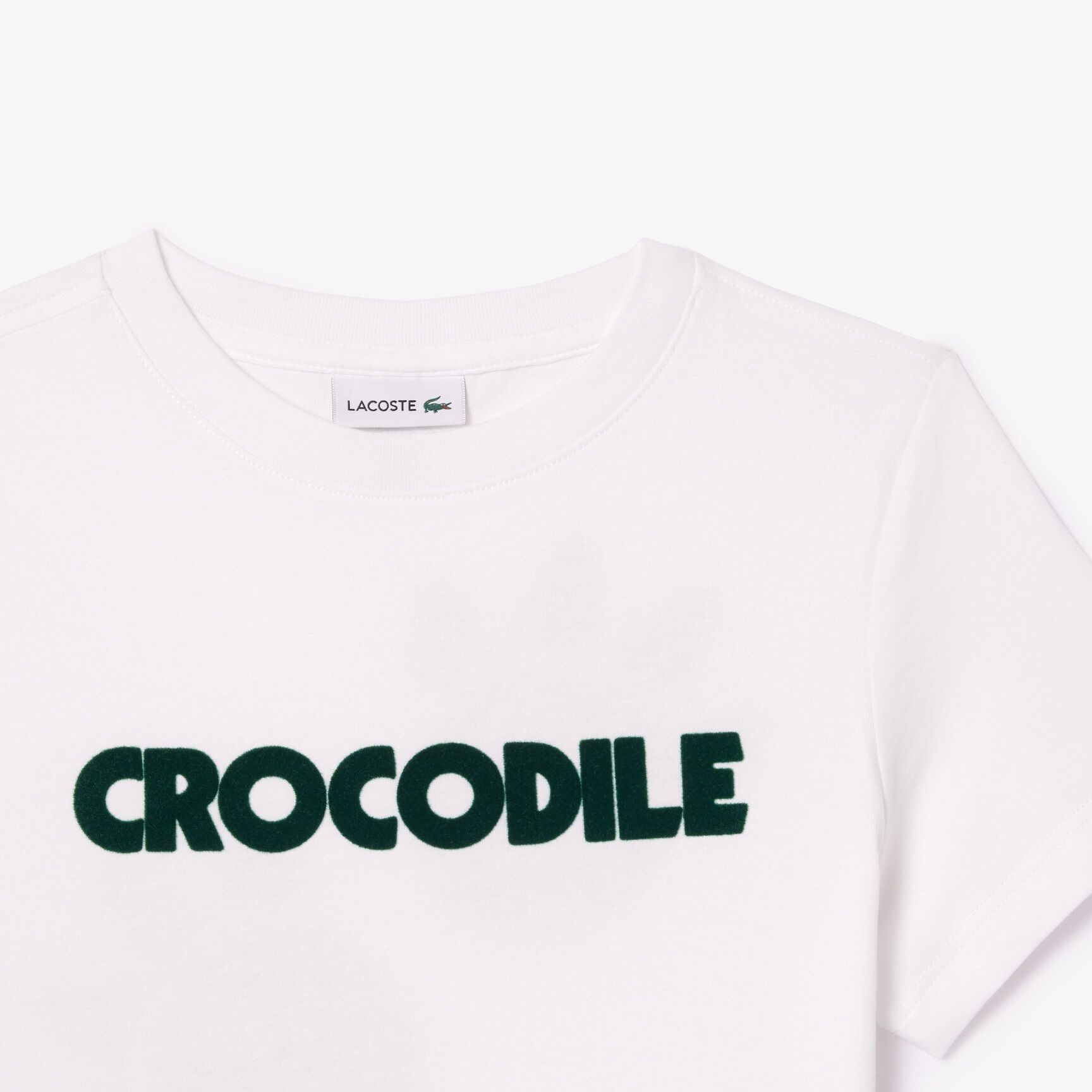 Croc Print Cotton T-shirt