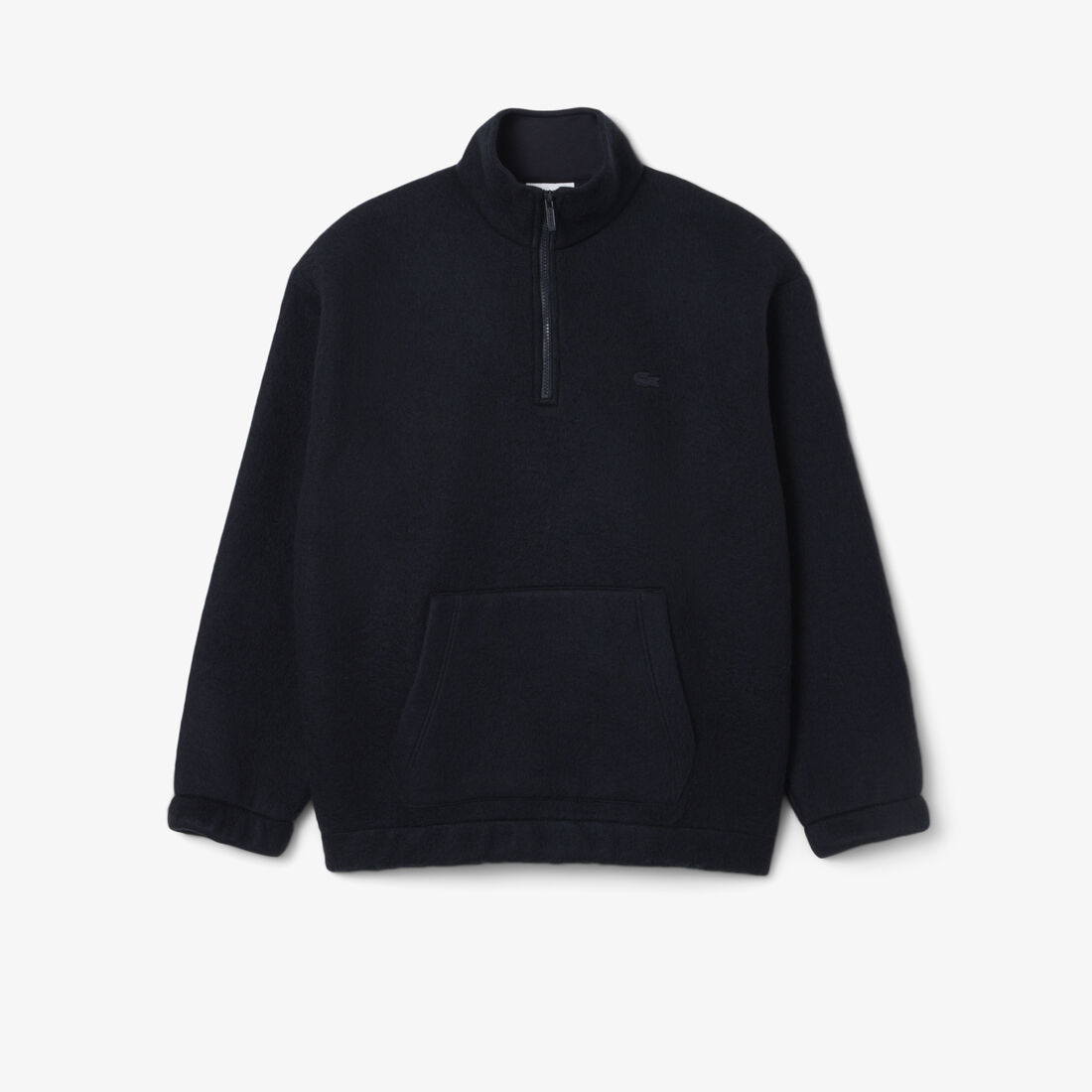 سويت شيرت من الصوف الملبد بسحاب