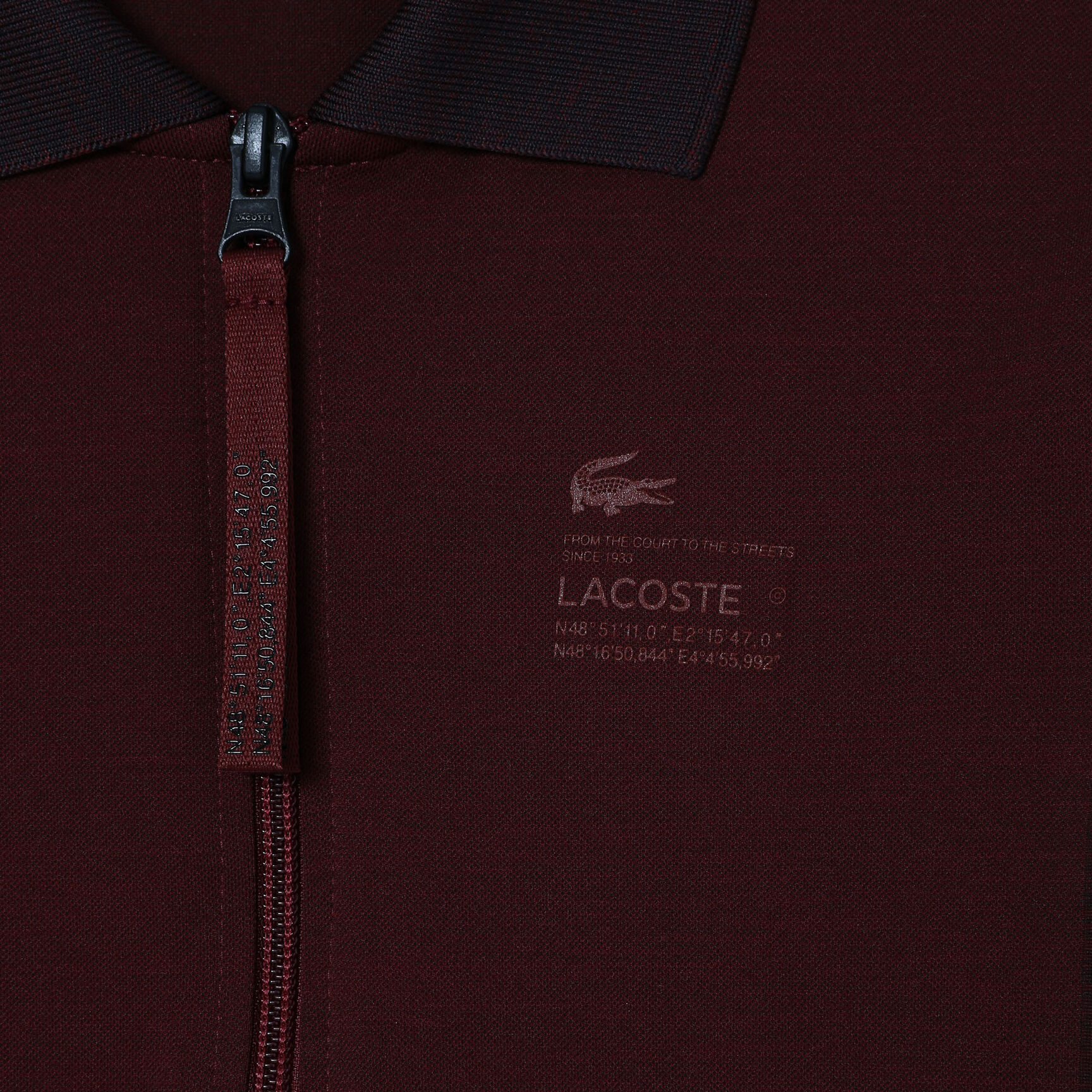 Women's Lacoste Zip Collar Bodysuit