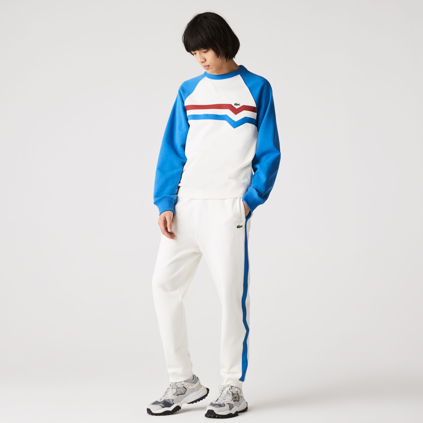 Men&rsquo;s Made in France Colorblock Fleece Loose Fit Sweatshirt