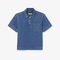 Oversized Lightweight Denim Polo Shirt Oversized Lightweight Denim Polo Shirt