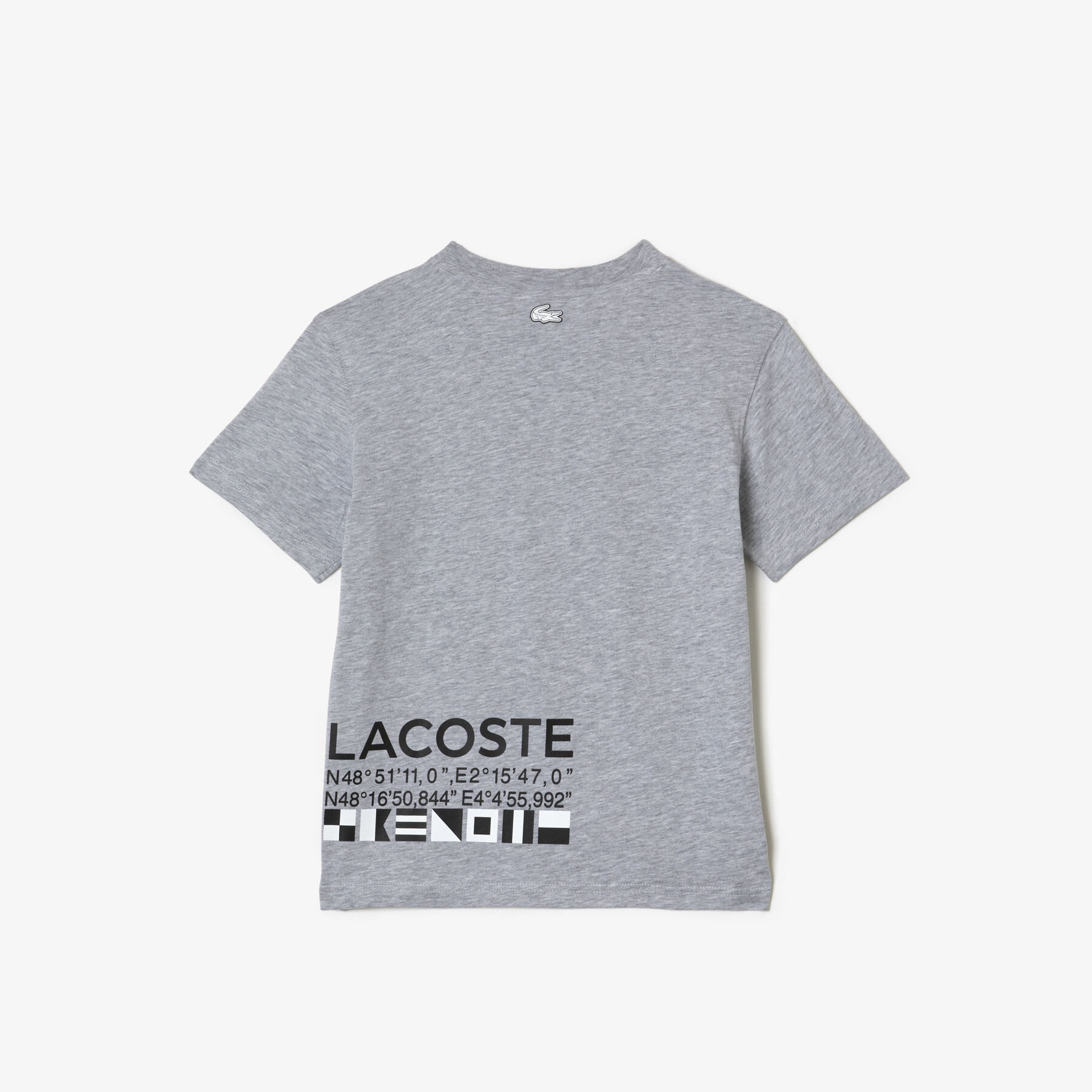 Kids' Lacoste Oversised Nautical Style T-shirt kids lacoste oversised nautical style t shirt