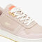 Women's Lacoste T-Clip Leather Gum Sole Trainers women s lacoste t clip leather gum sole trainers